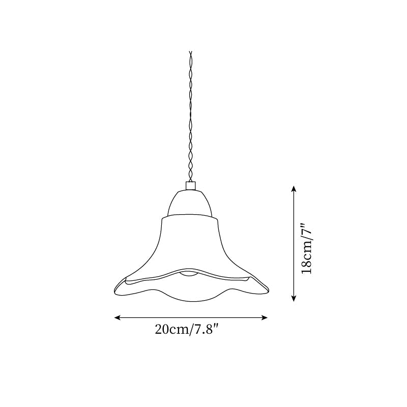 Porcelaine Suspensions florales - Neutralighting