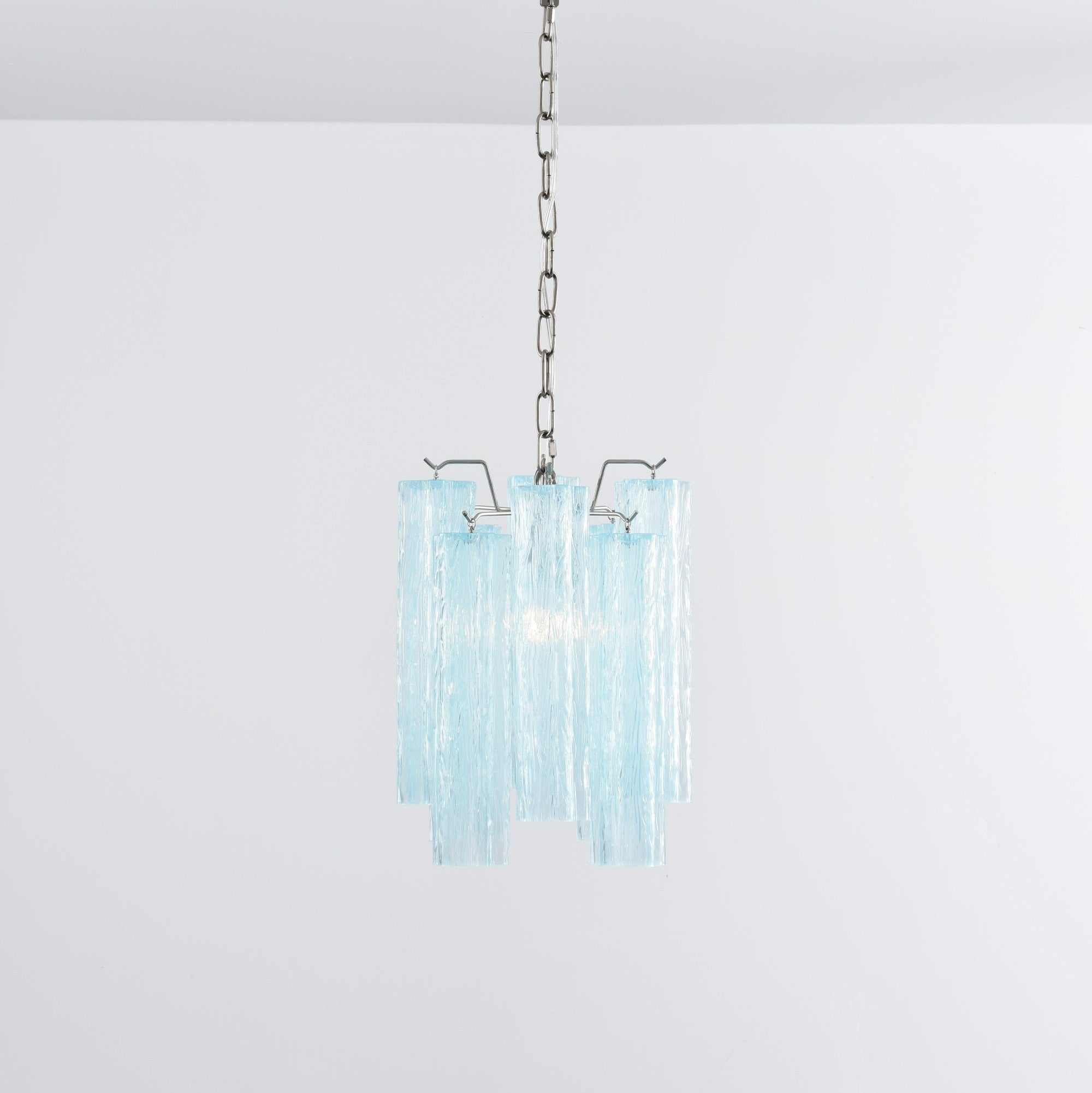 Aurora Chandelier Pink Gradient Murano Glass - Letslighting