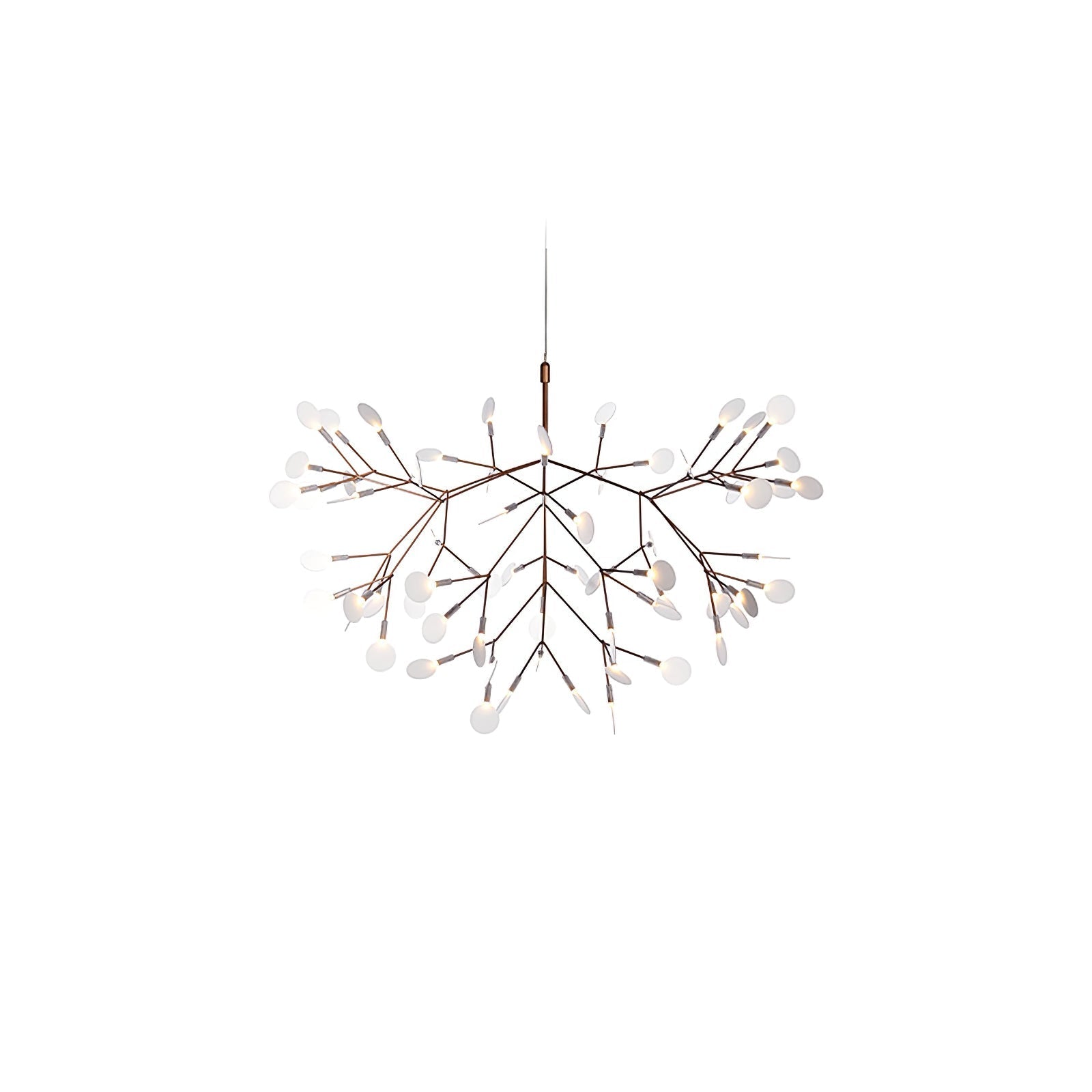 Lustra Chandelier Rose Gold Firefly LED Branch - Neutralighting