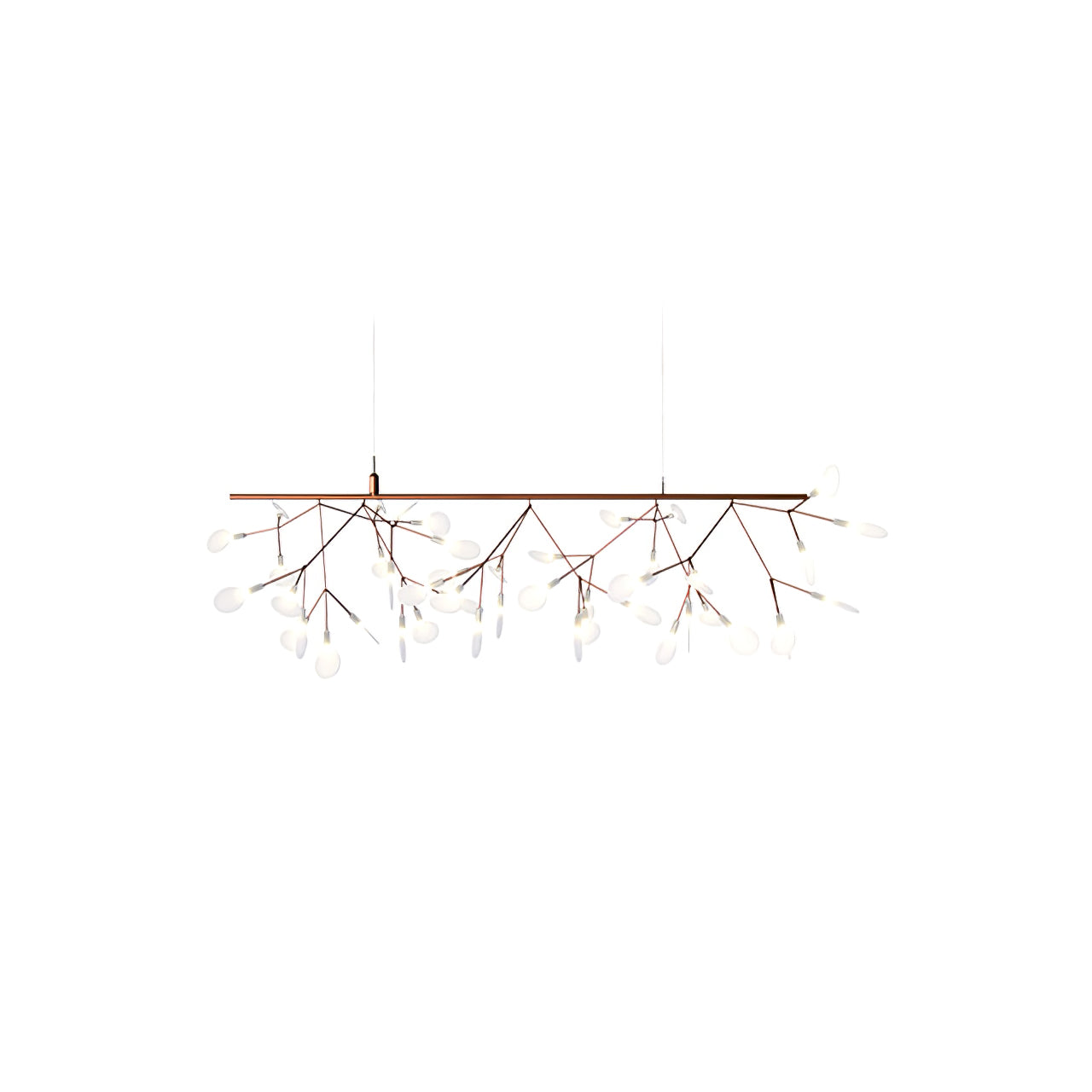 Lustra Chandelier Rose Gold Firefly LED Branch - Neutralighting