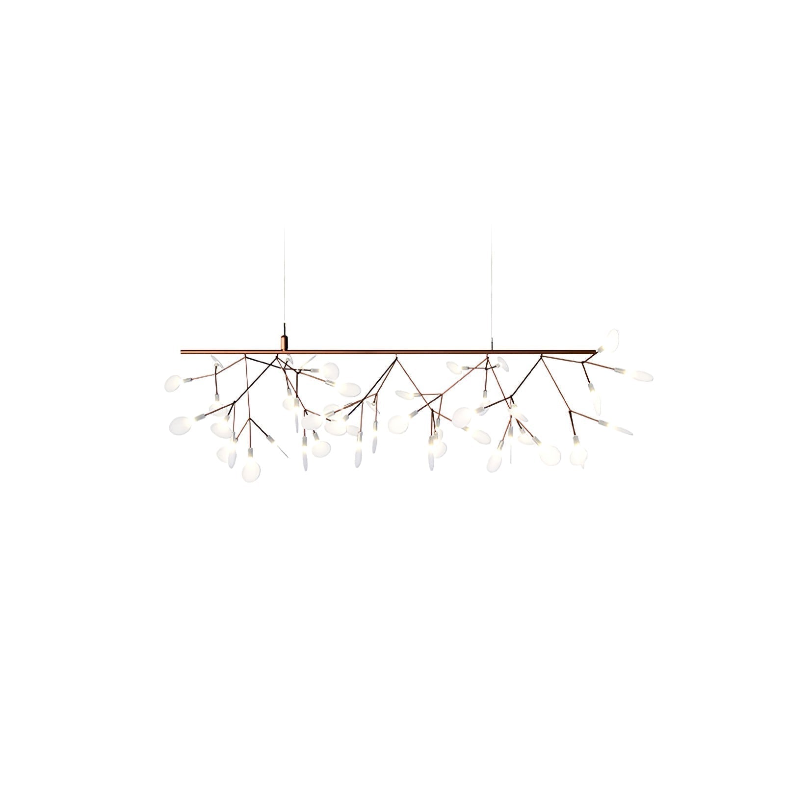 Lustra Chandelier Rose Gold Firefly LED Branch - Neutralighting