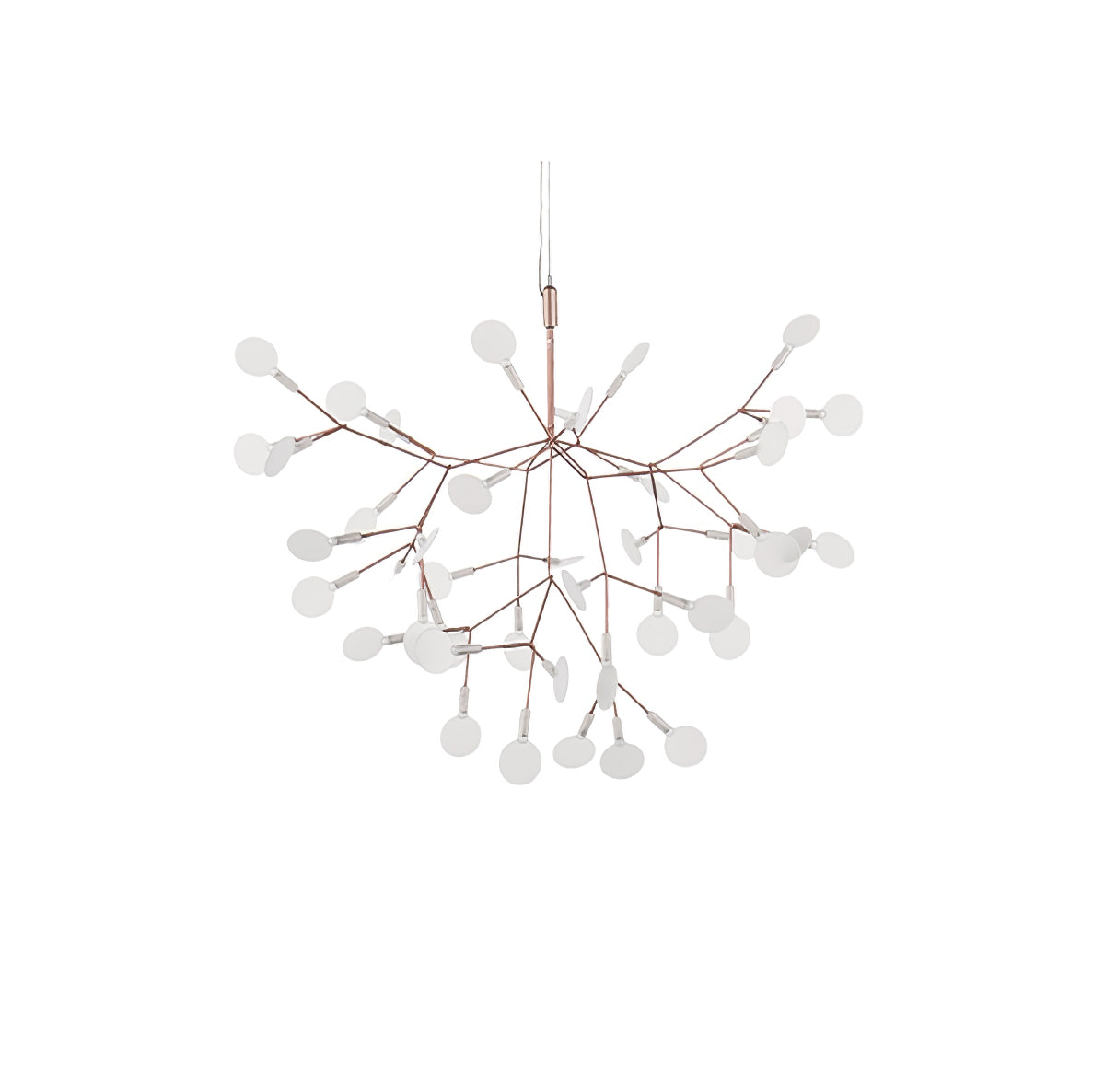 Lustra Chandelier Rose Gold Firefly LED Branch - Neutralighting