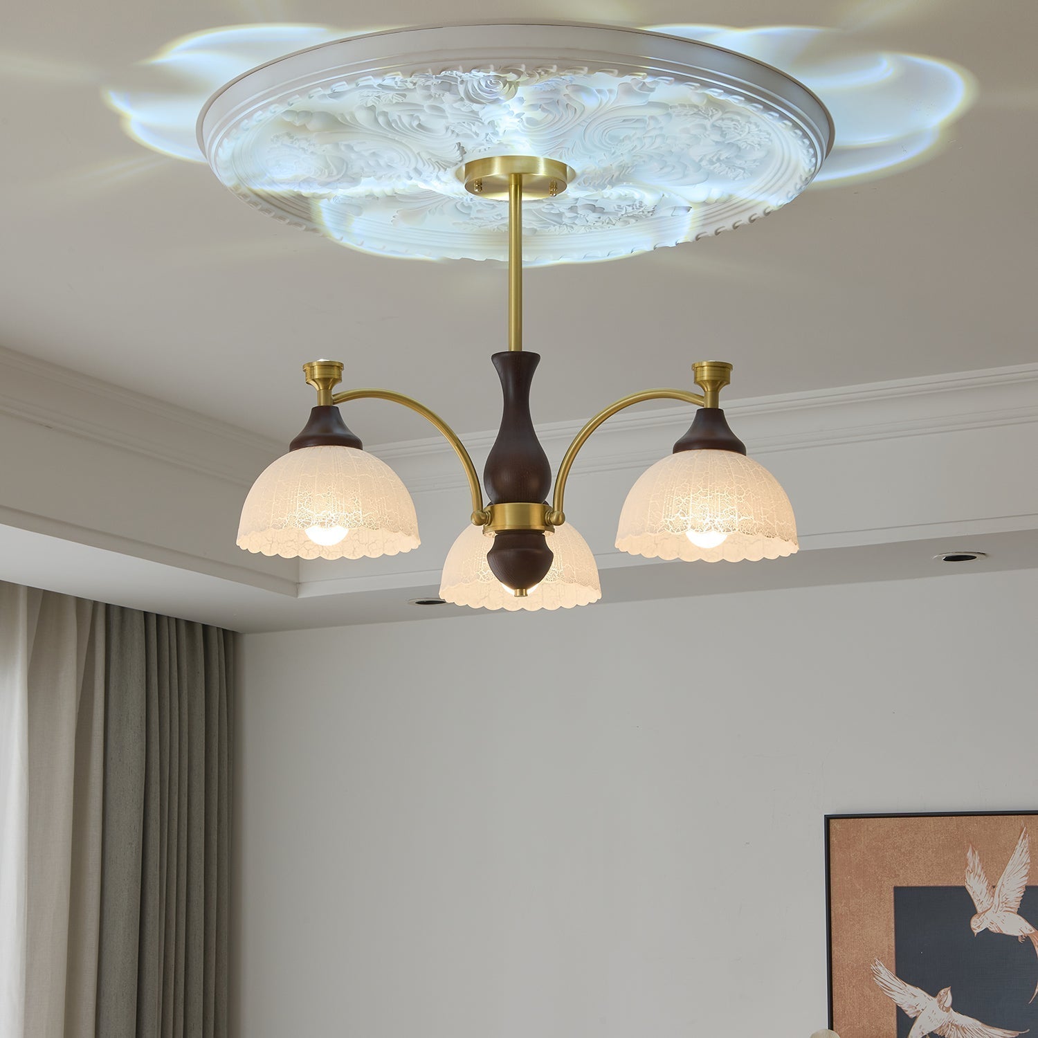 Rosetta Chandelier - Blowlighting