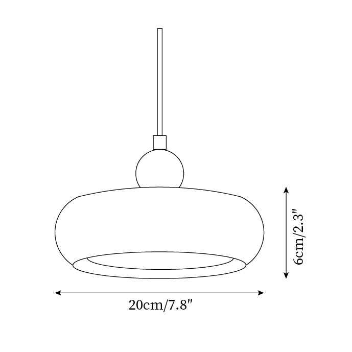 Suspension Jojo Ambre*Rouge - Neutralighting