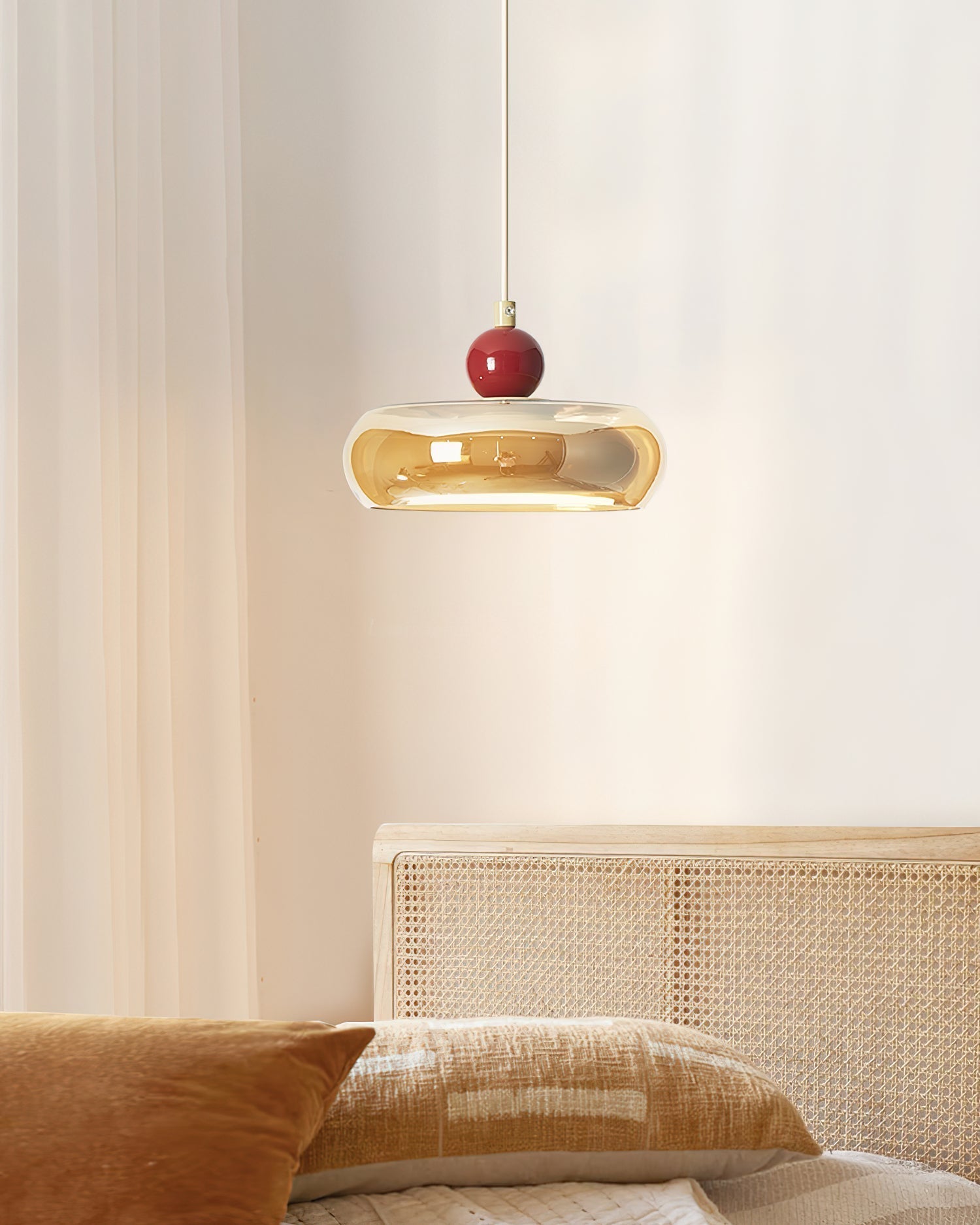 Suspension Jojo Ambre*Rouge - Neutralighting
