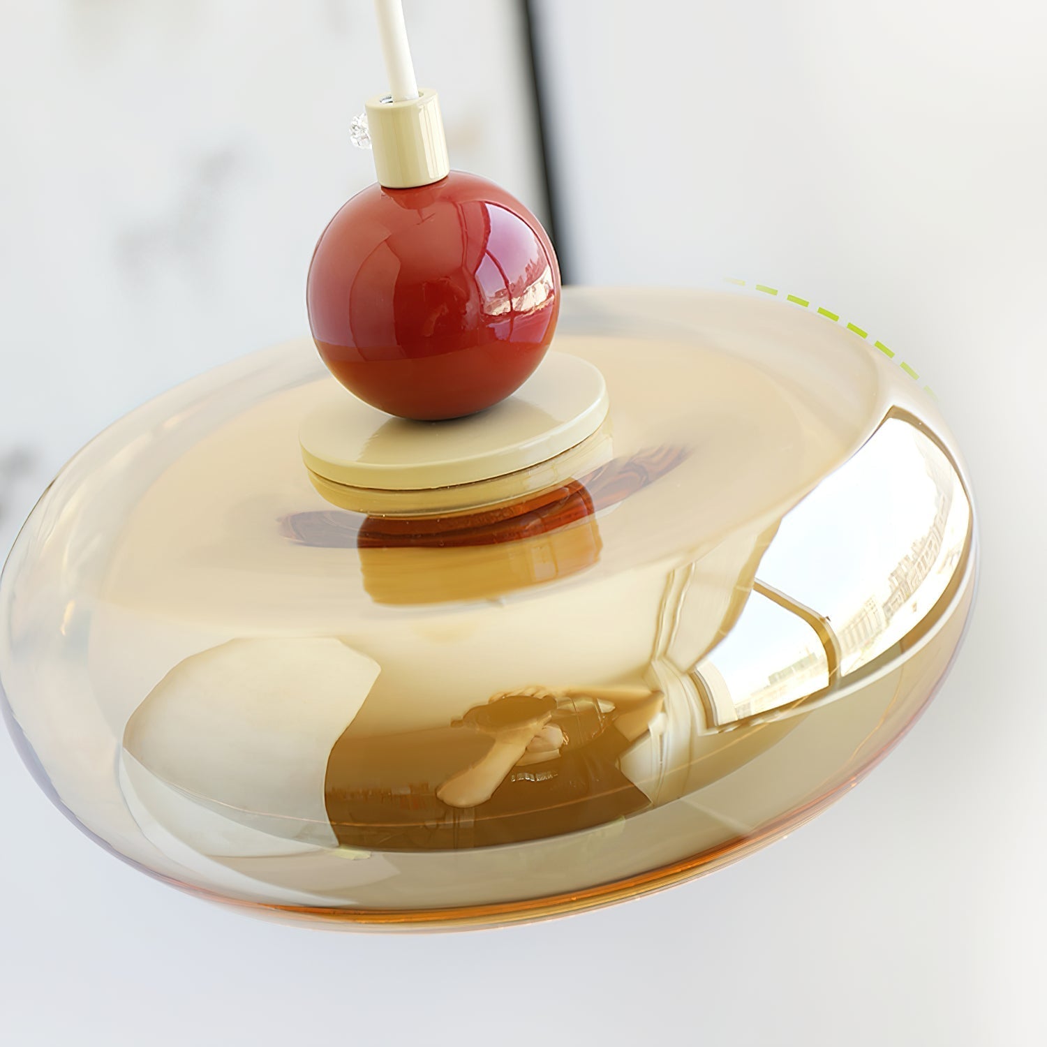 Suspension Jojo Ambre*Rouge - Neutralighting