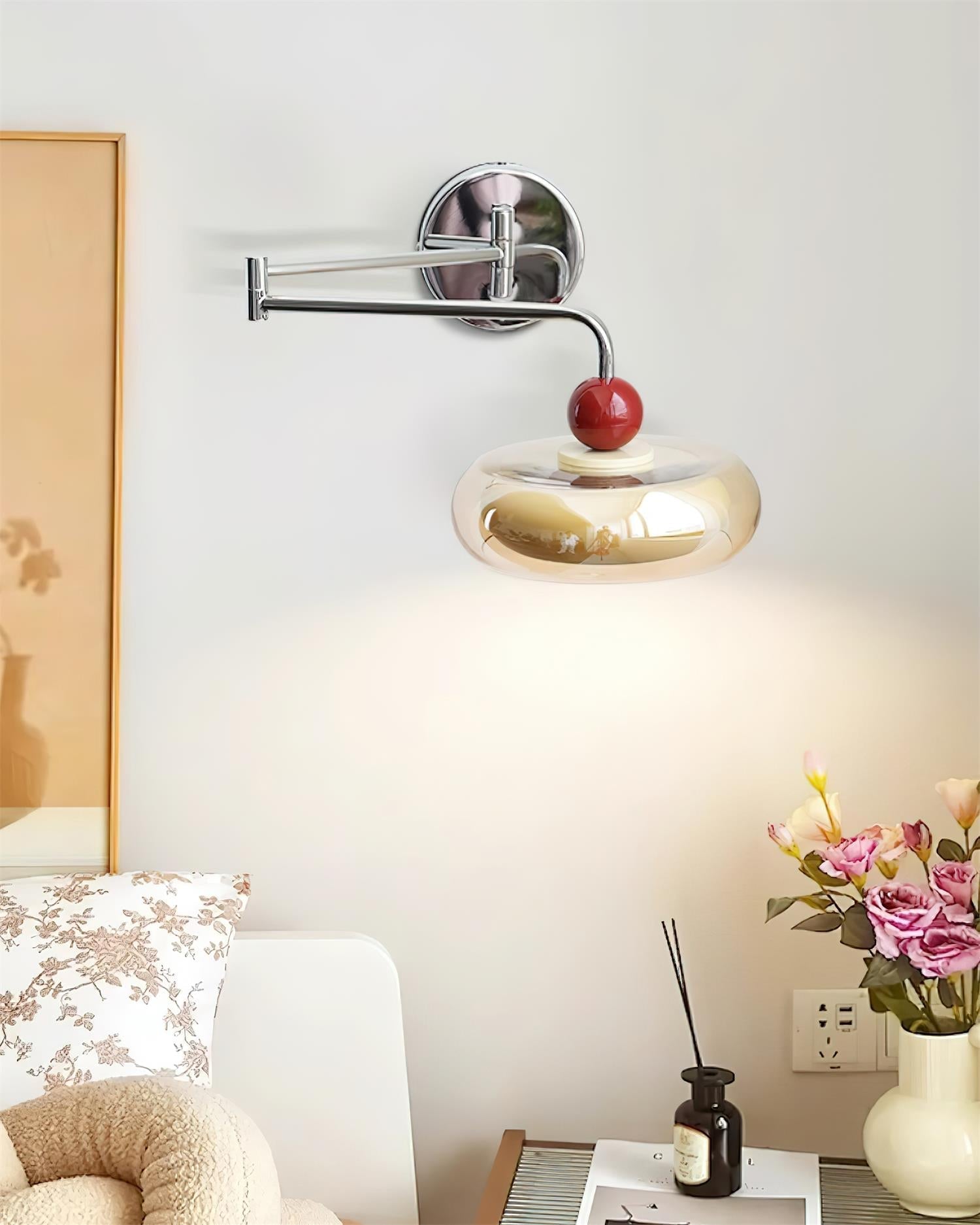 Rotan Applique Murale Cerise Élégante - Neutralighting