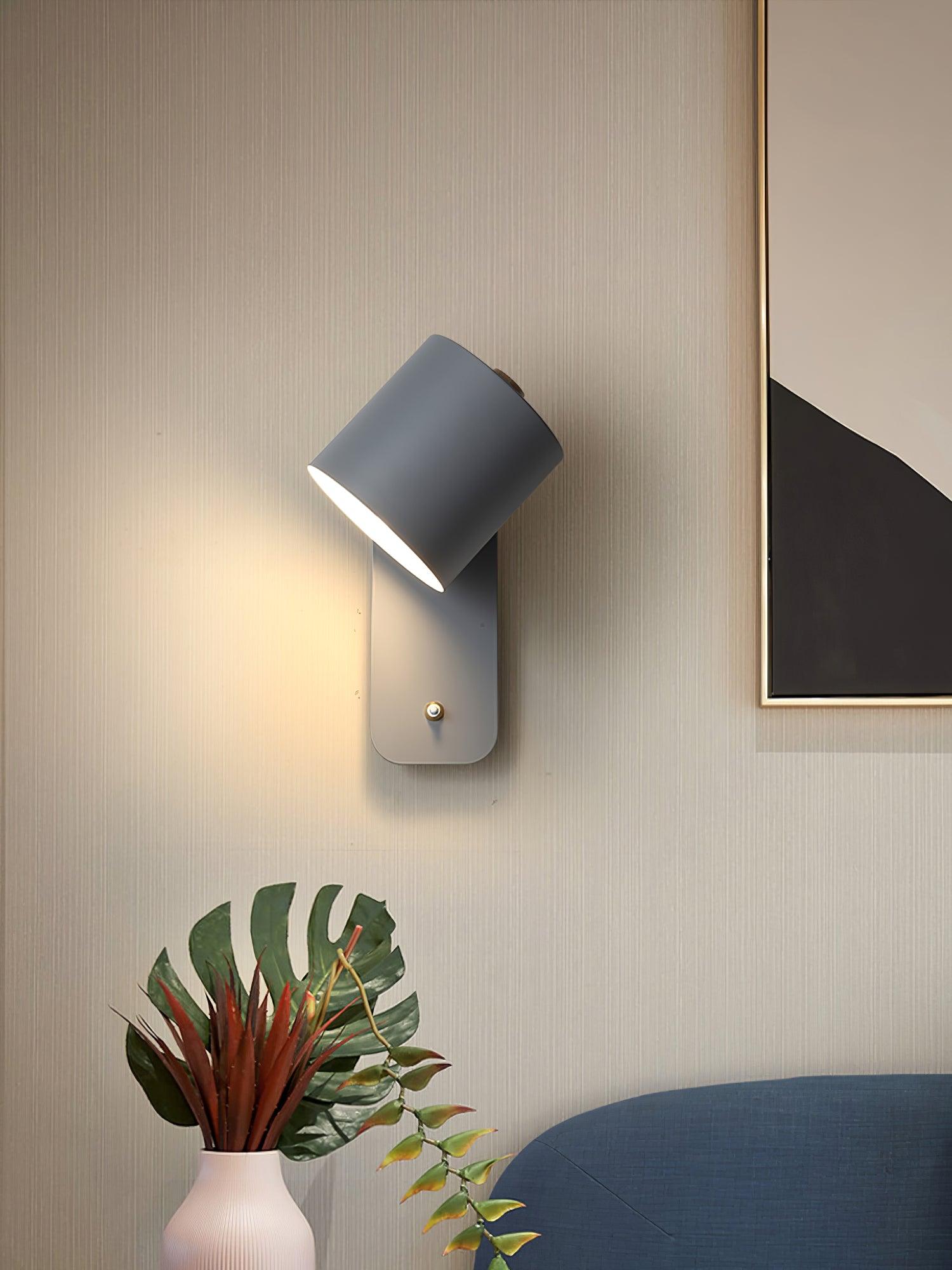 Lustra Applique Murale Cylindrique Rotative - Neutralighting