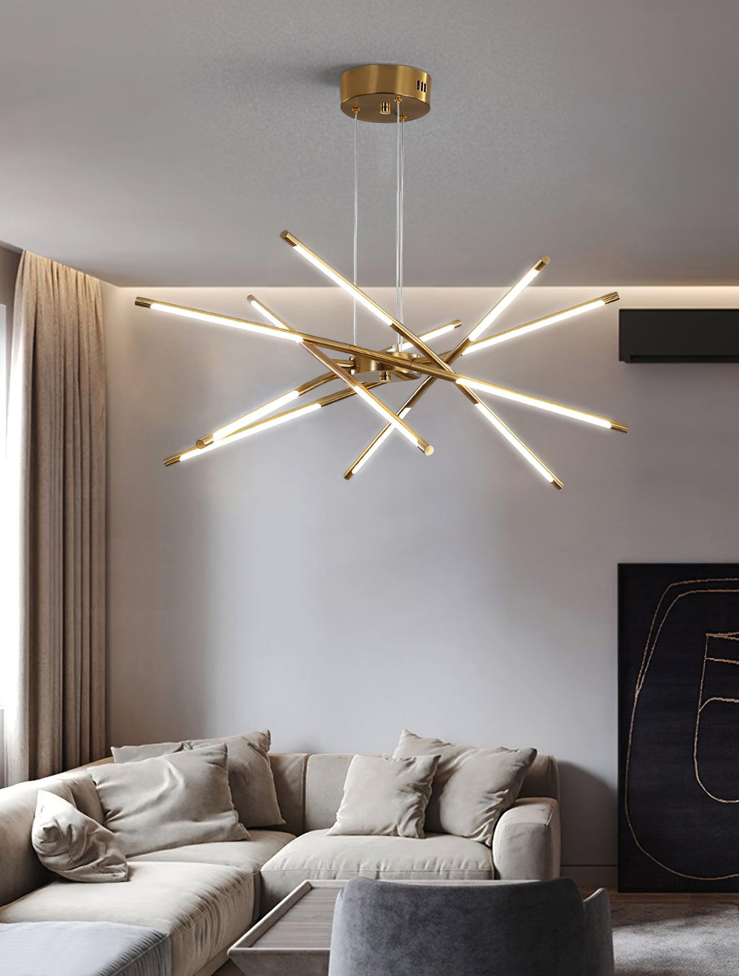 Lustra Chandelier LED Rotatif Moderne - Neutralighting