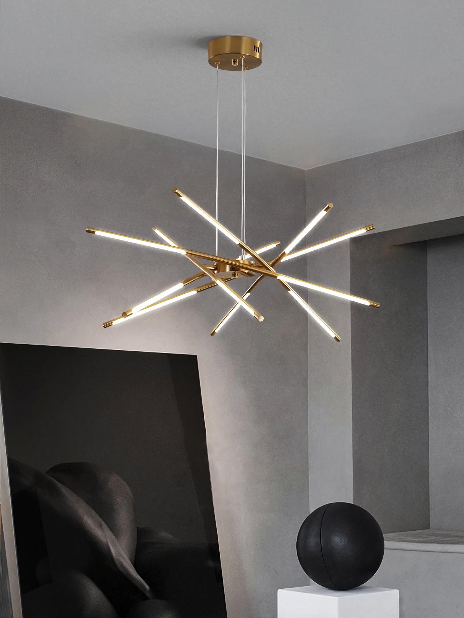Lustra Chandelier LED Rotatif Moderne - Neutralighting