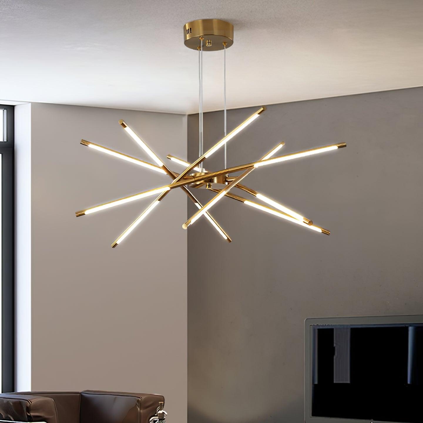 Lustra Chandelier LED Rotatif Moderne - Neutralighting