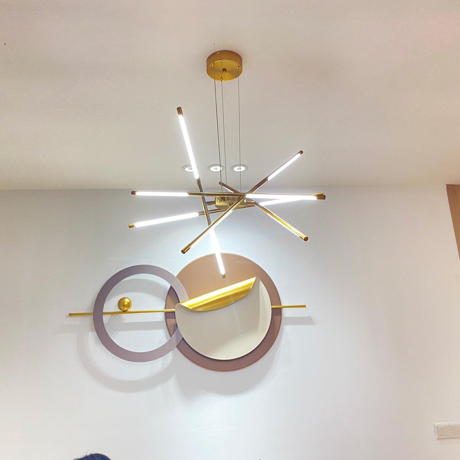 Lustra Chandelier LED Rotatif Moderne - Neutralighting