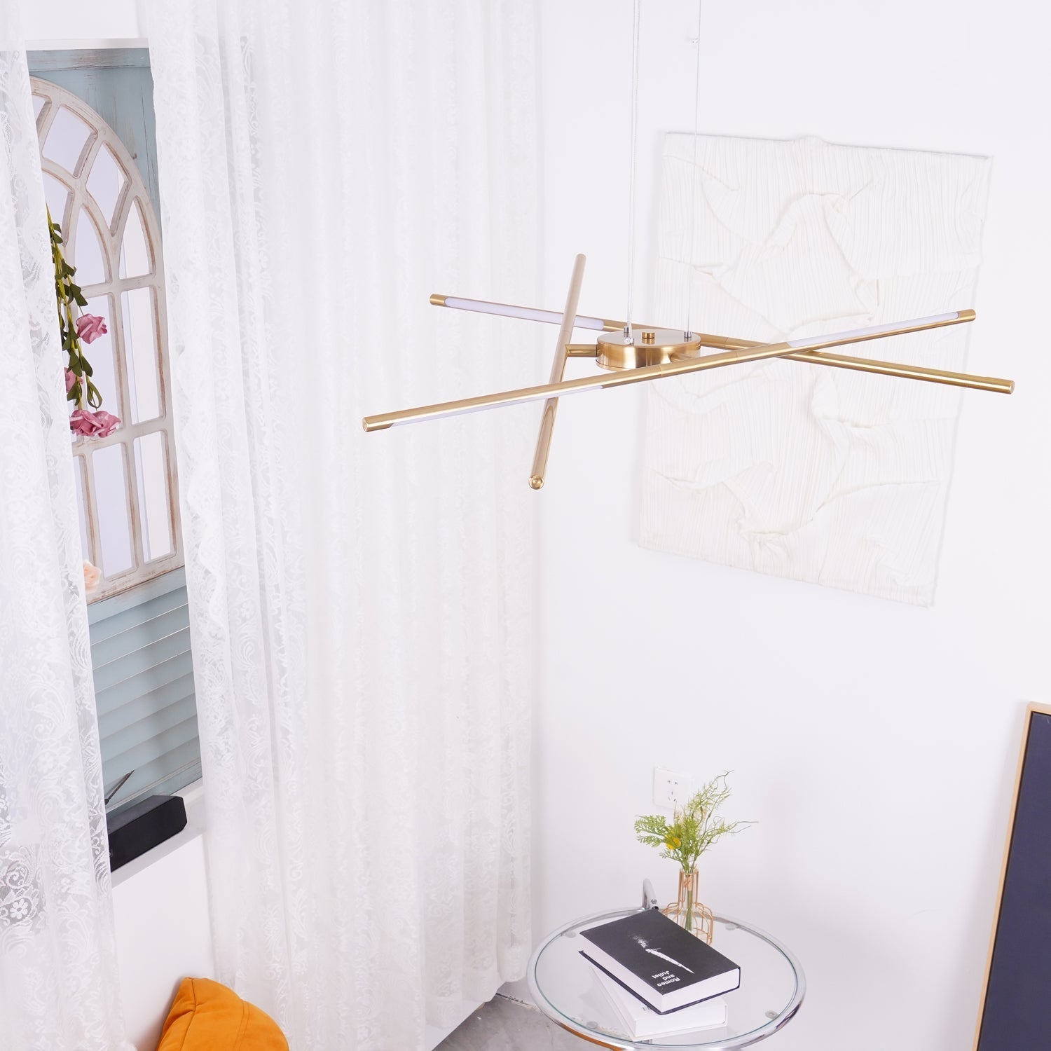 Lustra Chandelier LED Rotatif Moderne - Neutralighting