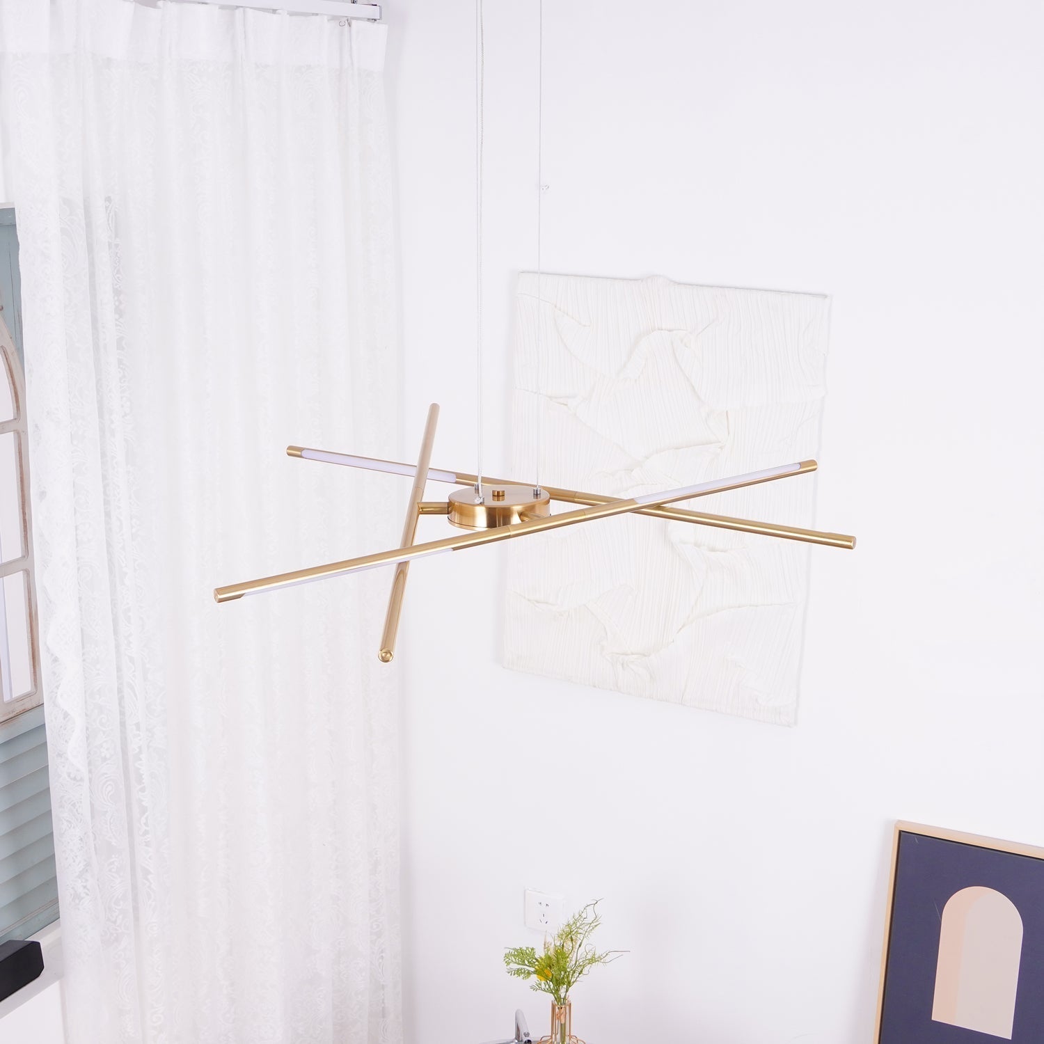 Lustra Chandelier LED Rotatif Moderne - Neutralighting