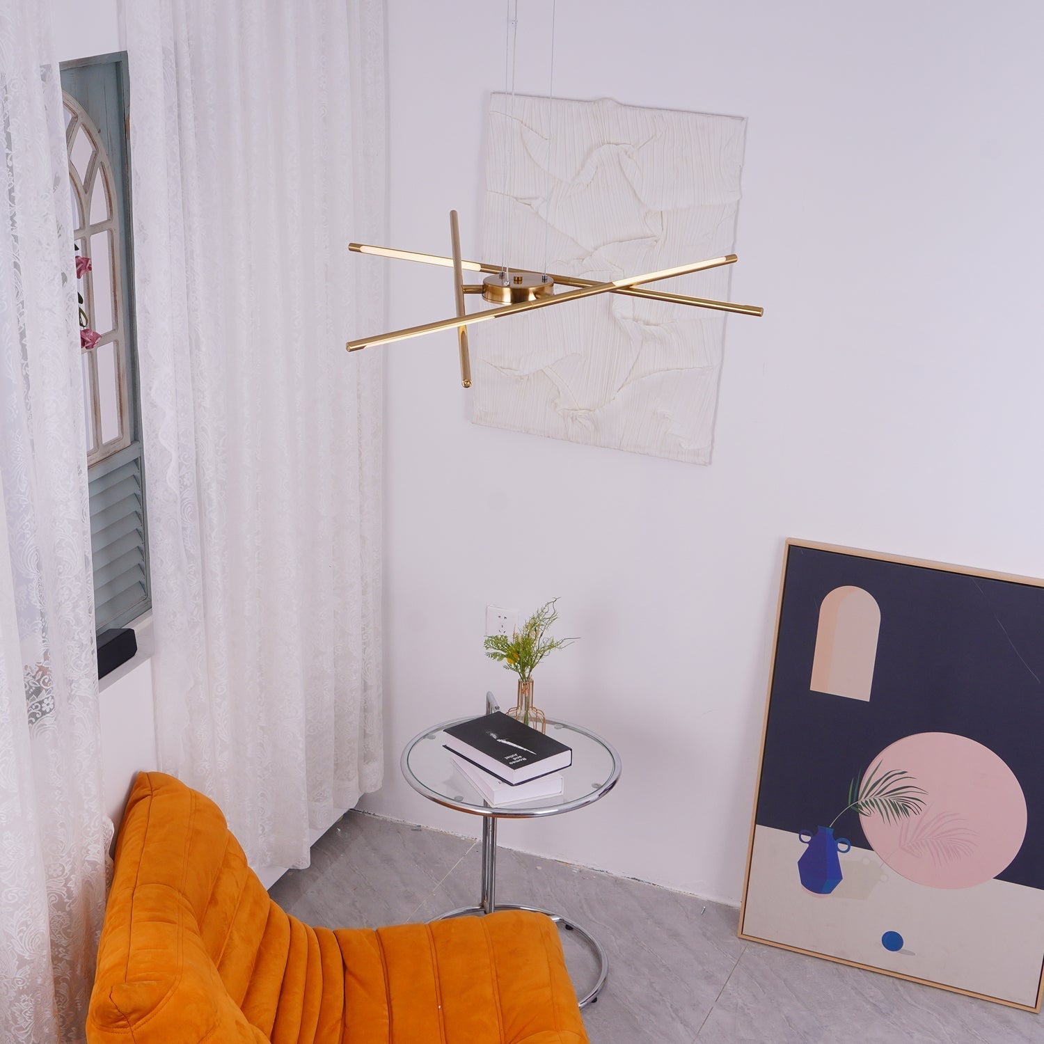Lustra Chandelier LED Rotatif Moderne - Neutralighting