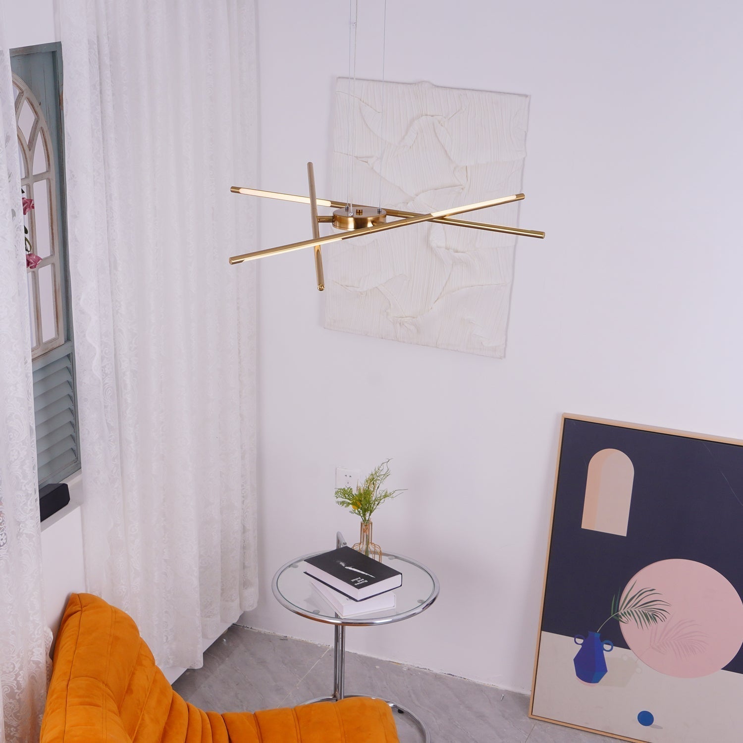 Lustra Chandelier LED Rotatif Moderne - Neutralighting