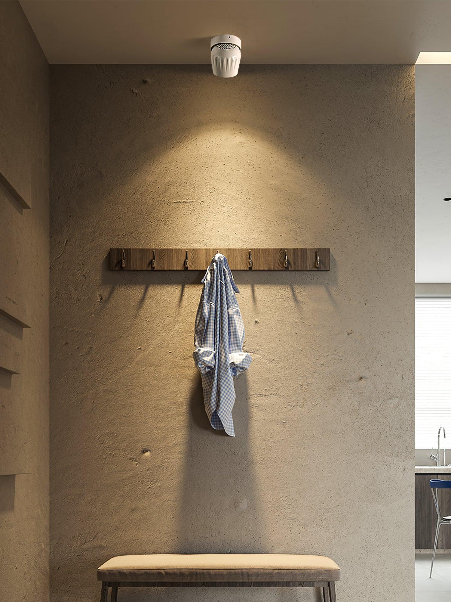 Solara Projecteur aluminium nervuré rotatif minimaliste - Neutralighting