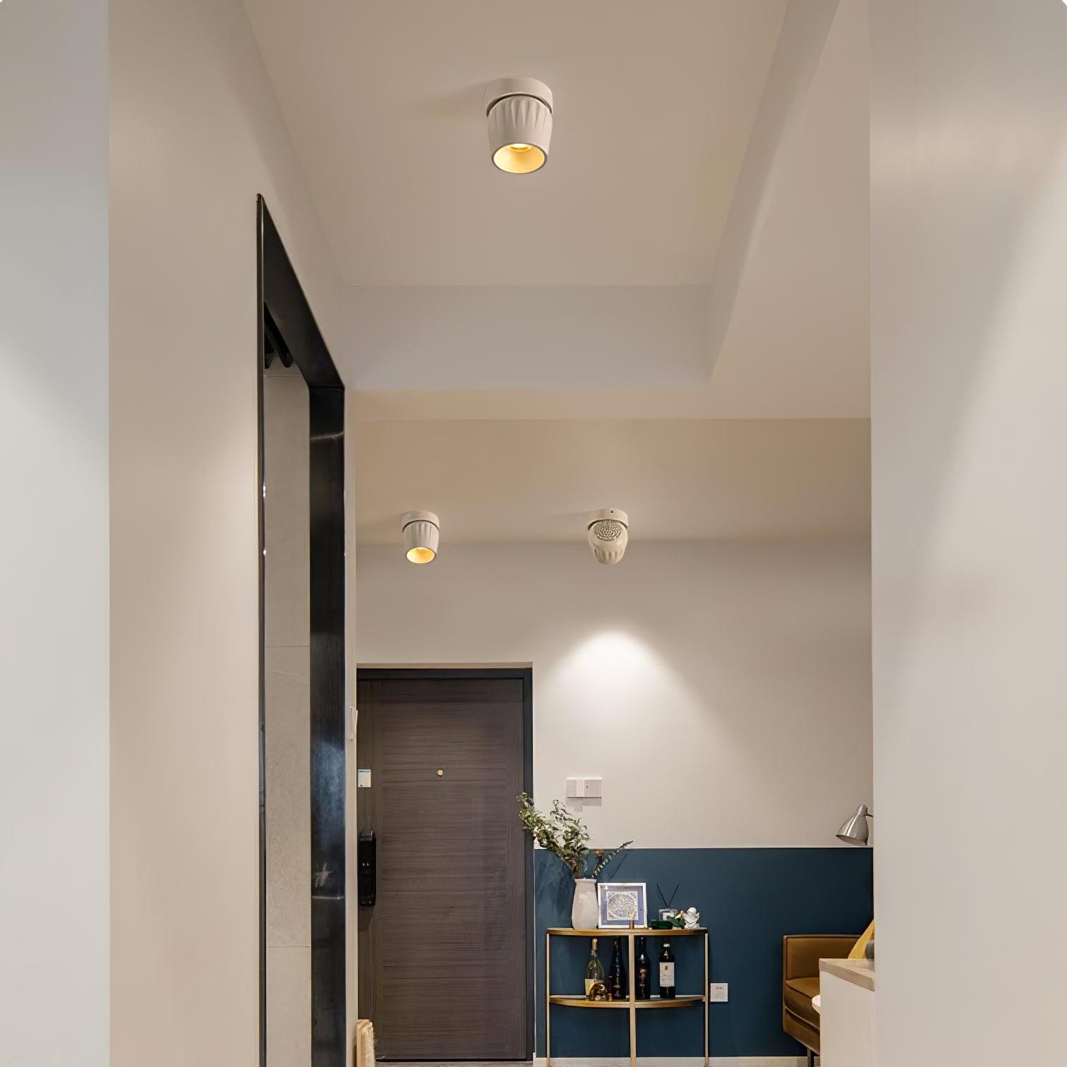 Solara Projecteur aluminium nervuré rotatif minimaliste - Neutralighting