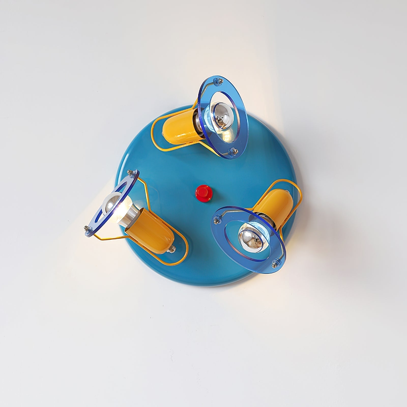 Batya Plafonnier Verre Circulaire Coloré - Neutralighting