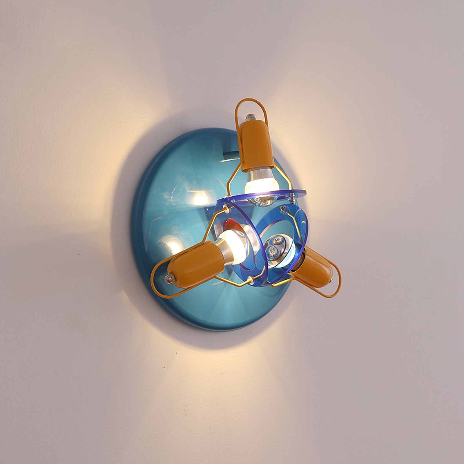 Batya Plafonnier Verre Circulaire Coloré - Neutralighting
