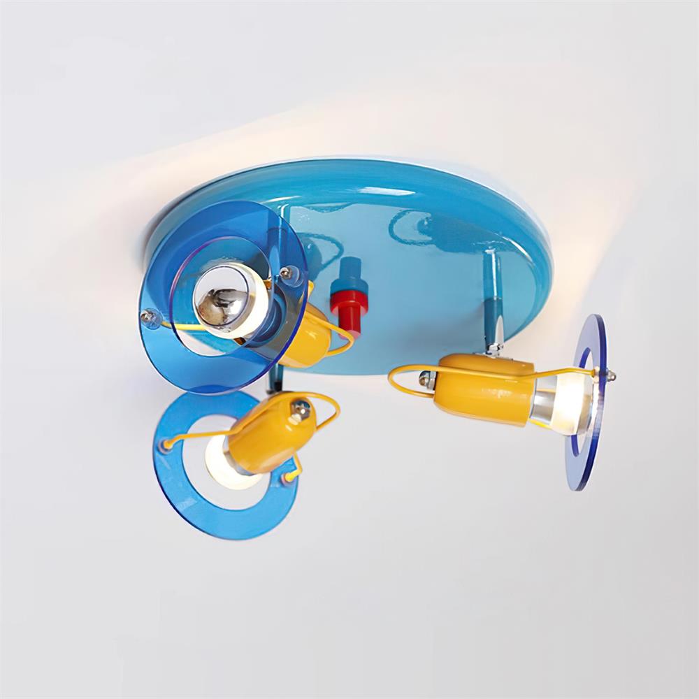Batya Plafonnier Verre Circulaire Coloré - Neutralighting