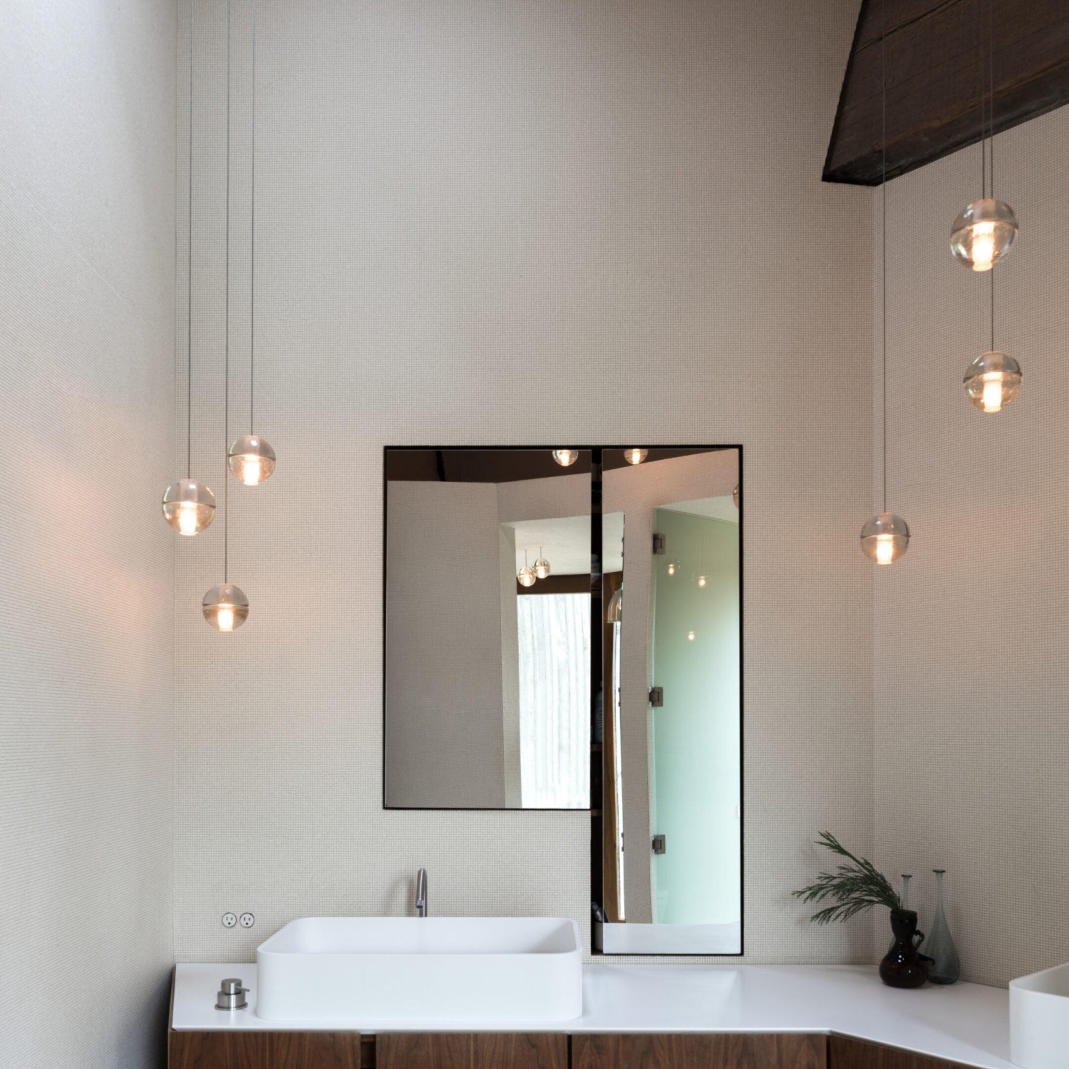 Round Lustre Groupe Suspendu Gouttes de Cristal - Neutralighting