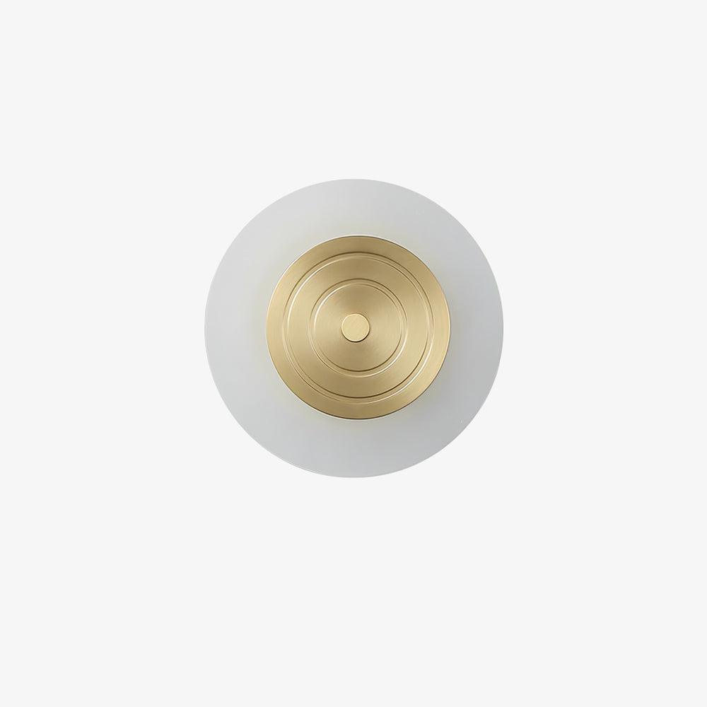 Patricia Lampe Murale Ronde Lune Élégante en Laiton - Neutralighting