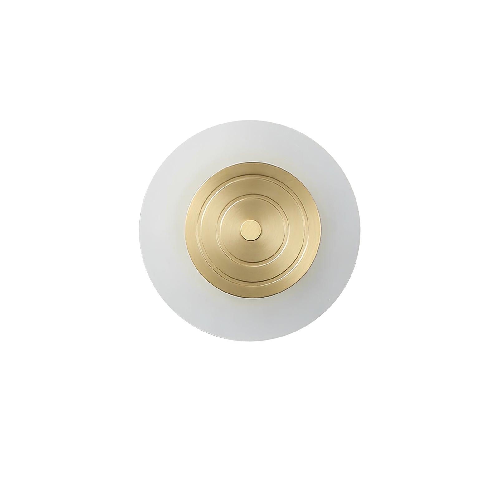 Patricia Lampe Murale Ronde Lune Élégante en Laiton - Neutralighting