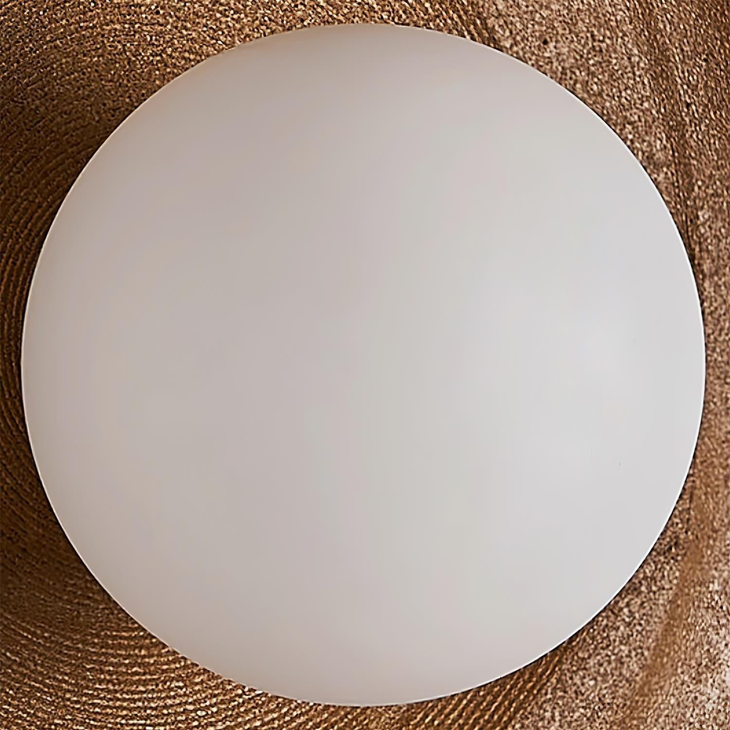 Virelli Applique Murale Disque en Fibre de Verre Globe en Acrylique pour Chaleur Nordique - Neutralighting