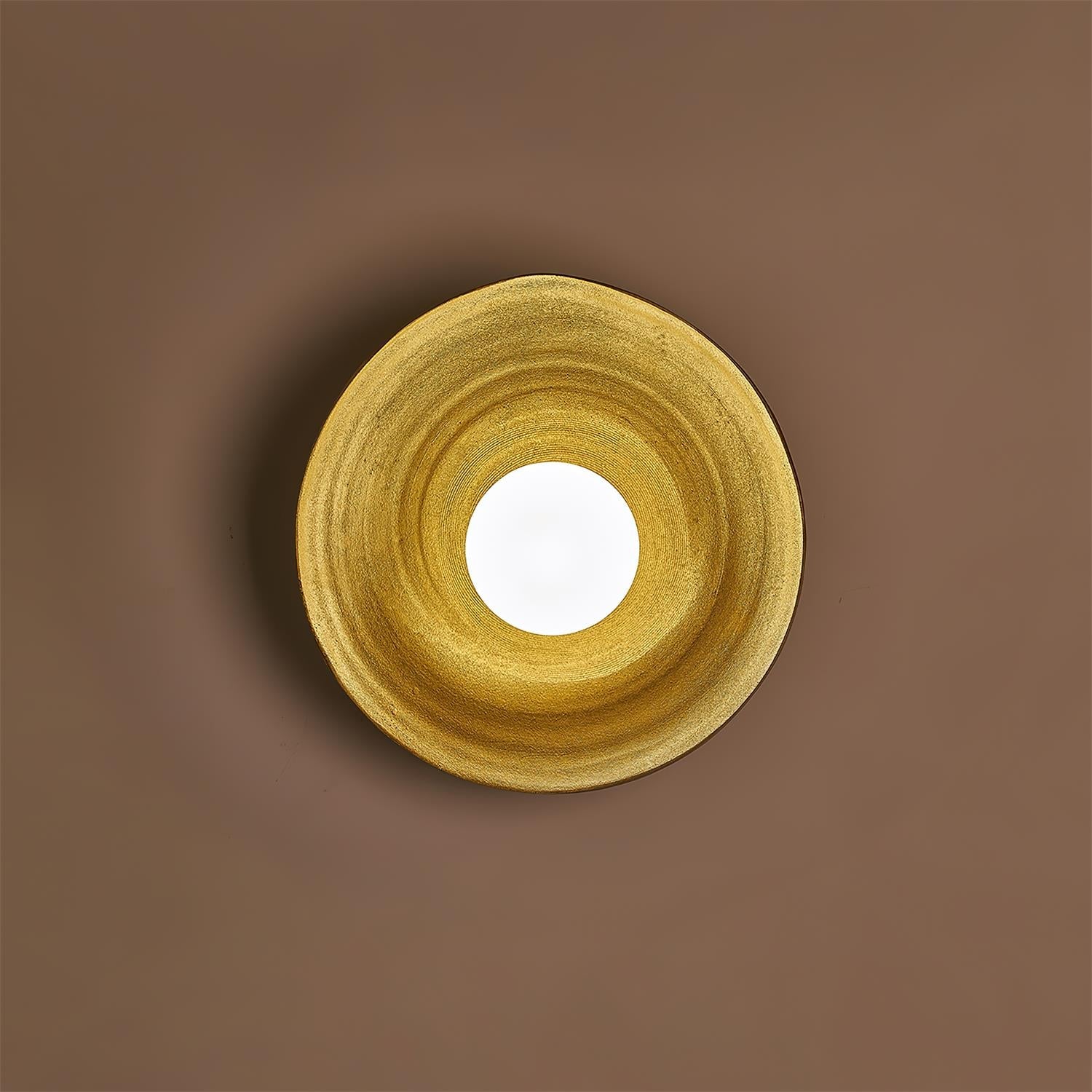 Virelli Applique Murale Disque en Fibre de Verre Globe en Acrylique pour Chaleur Nordique - Neutralighting