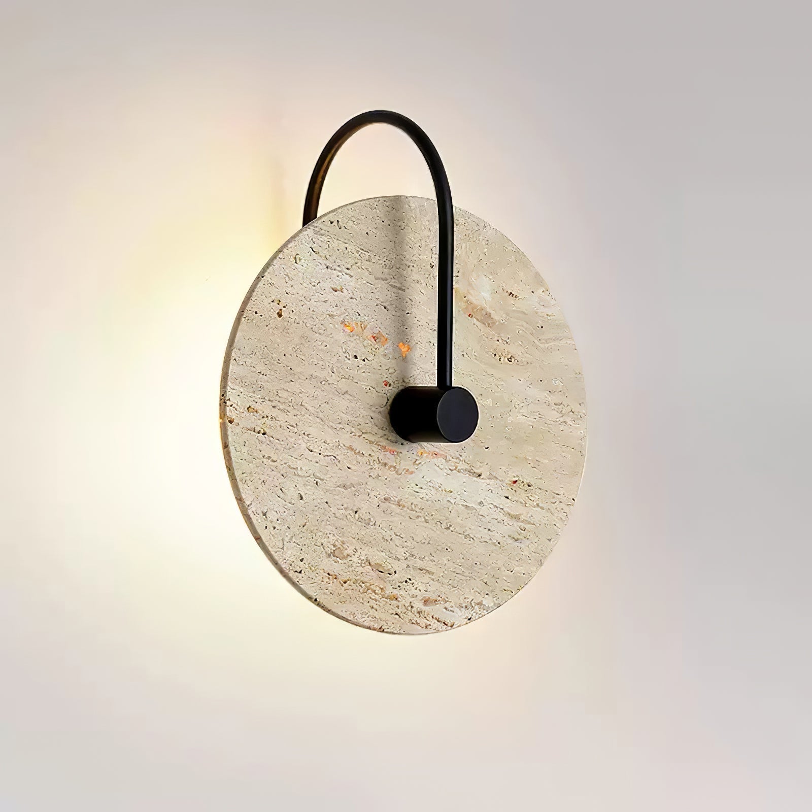 Kara Applique Murale Minimaliste en Travertin - Neutralighting