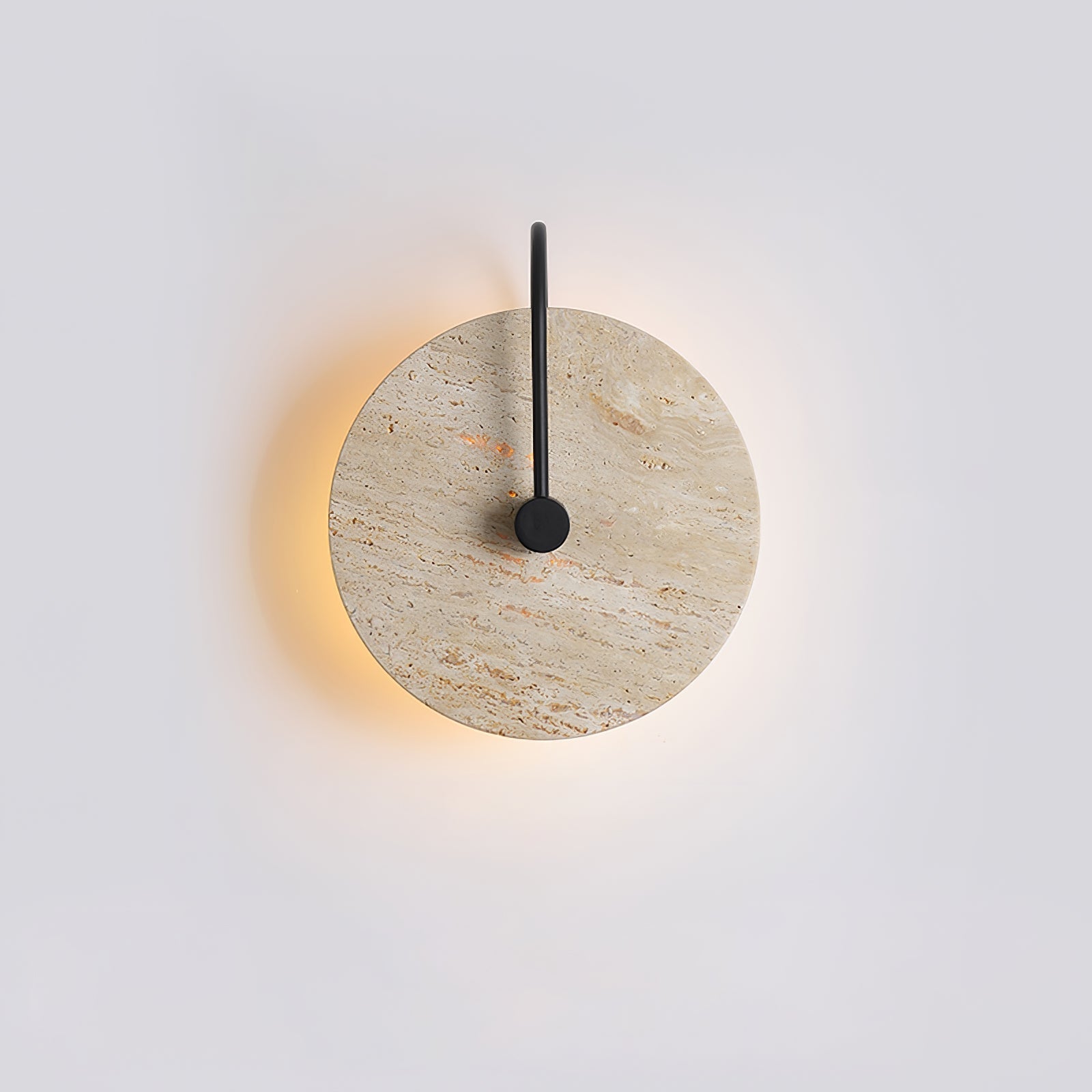Kara Applique Murale Minimaliste en Travertin - Neutralighting