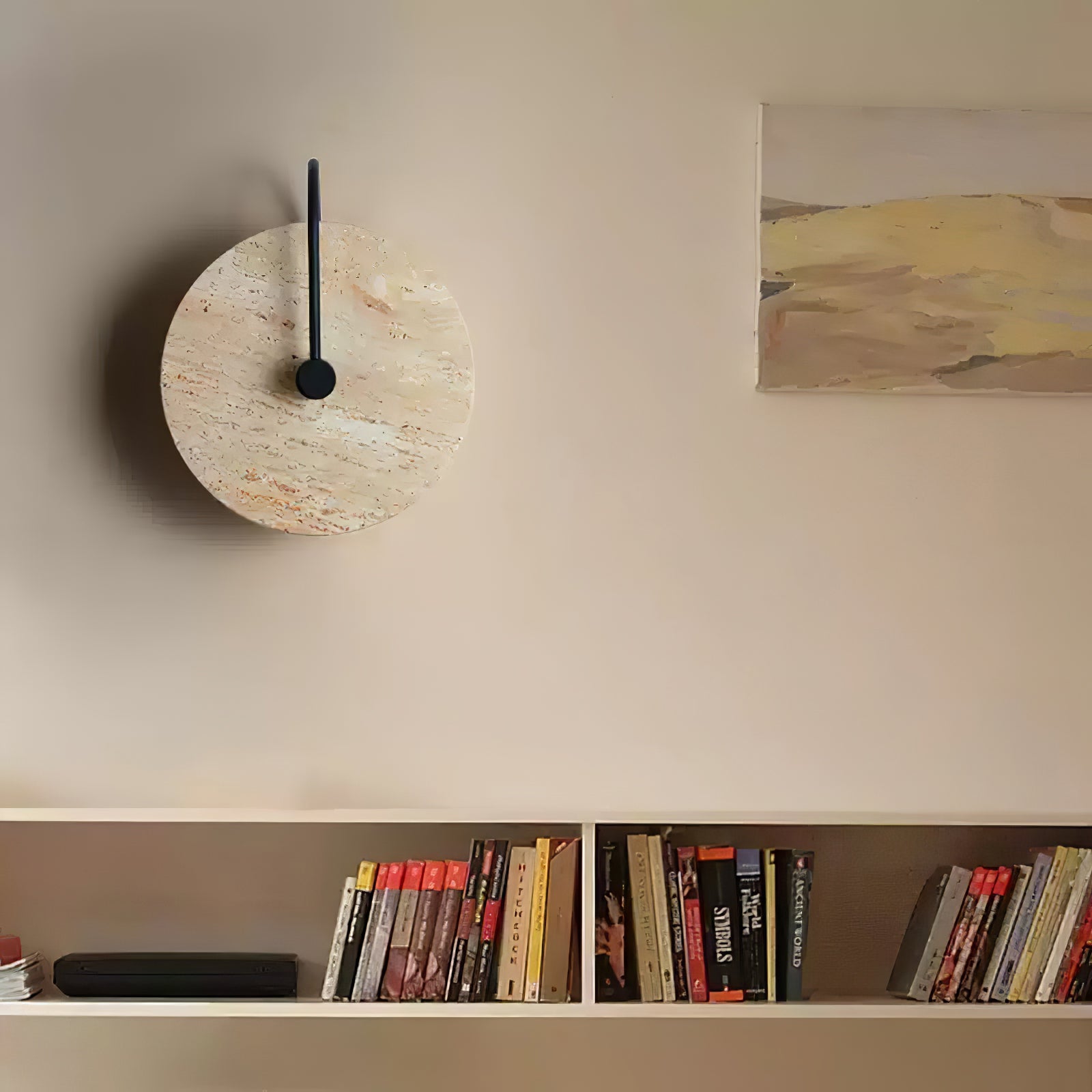 Kara Applique Murale Minimaliste en Travertin - Neutralighting