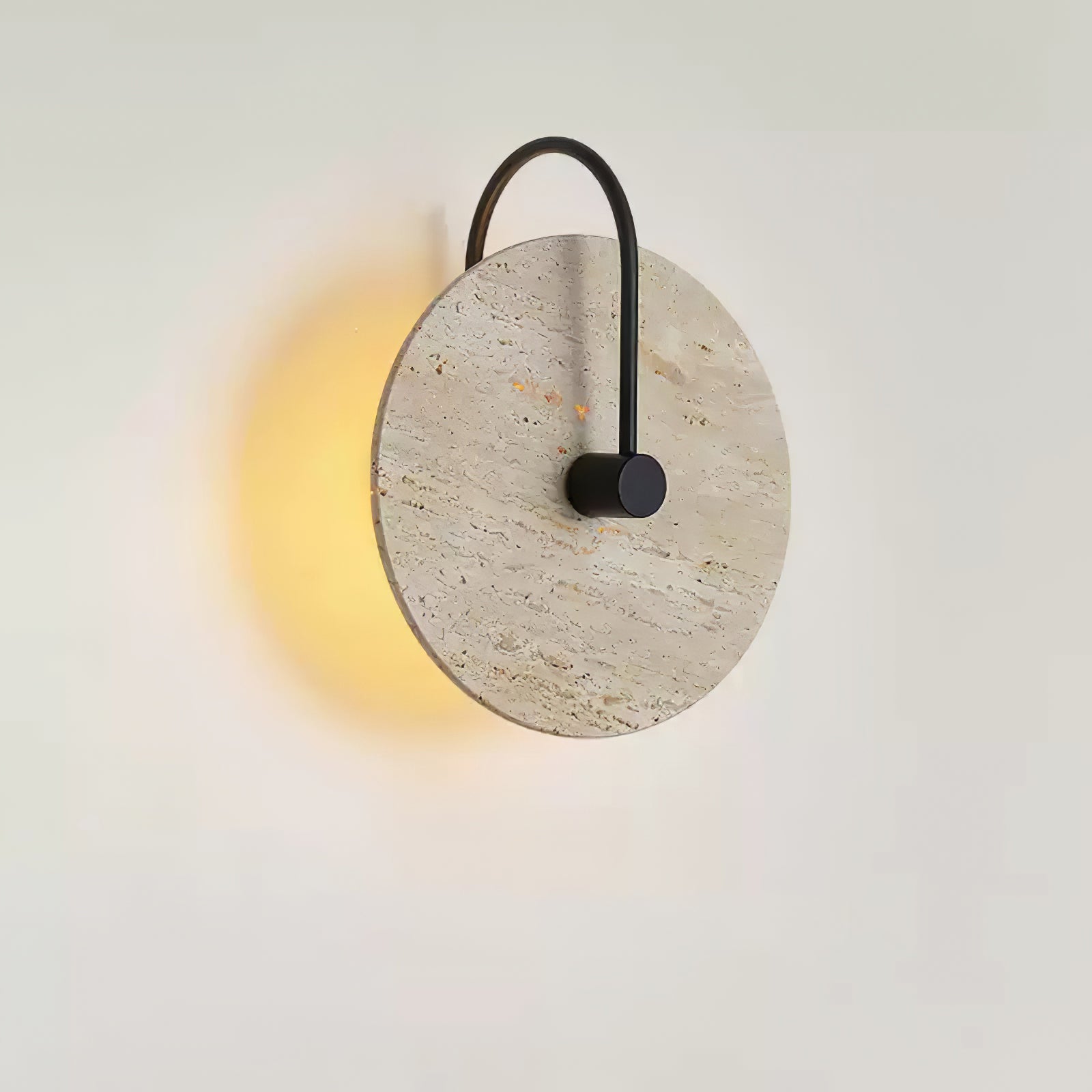 Kara Applique Murale Minimaliste en Travertin - Neutralighting