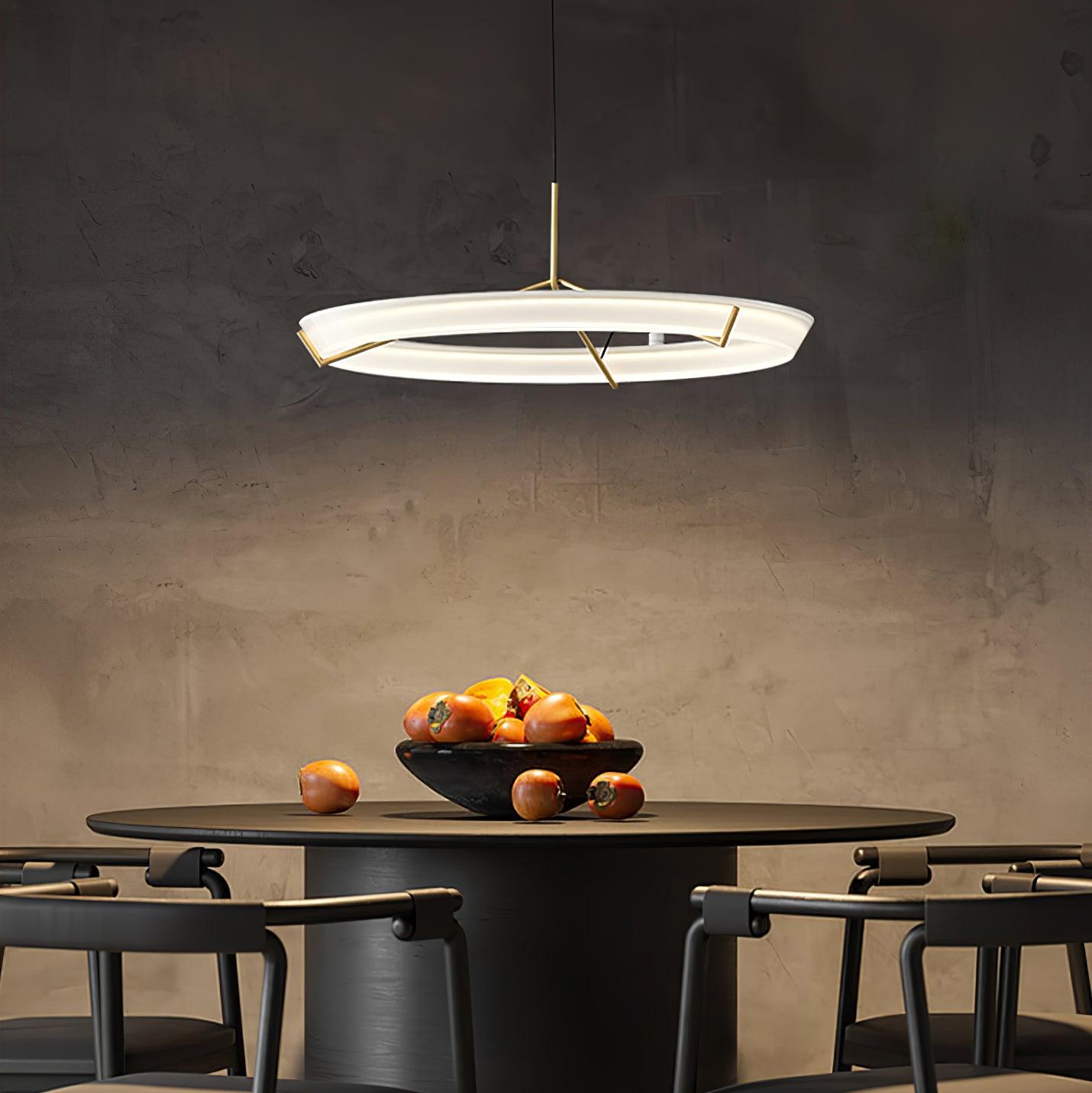 Vielle Lampe Suspendue Circulaire Élégante Moderne Ronde - Neutralighting
