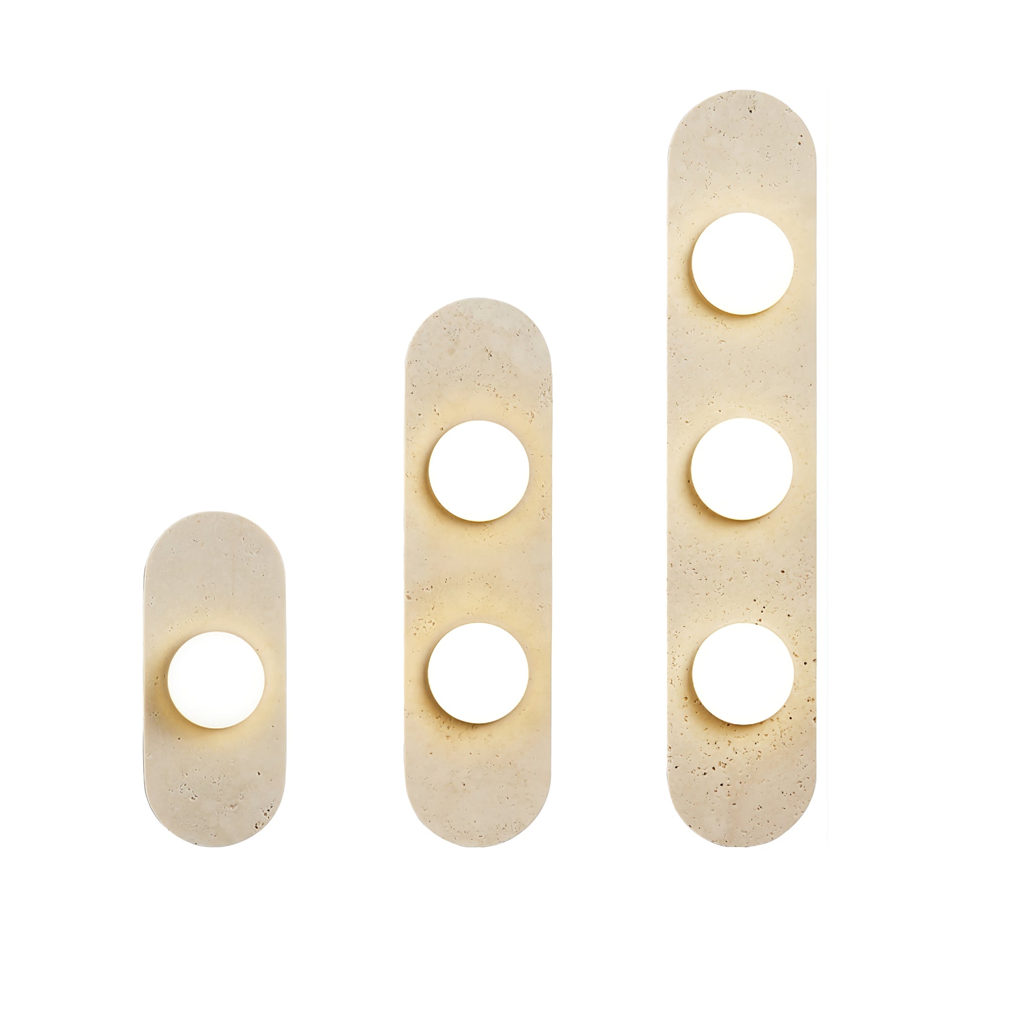 Zasoliel Applique Murale Minimaliste en Travertin - Neutralighting