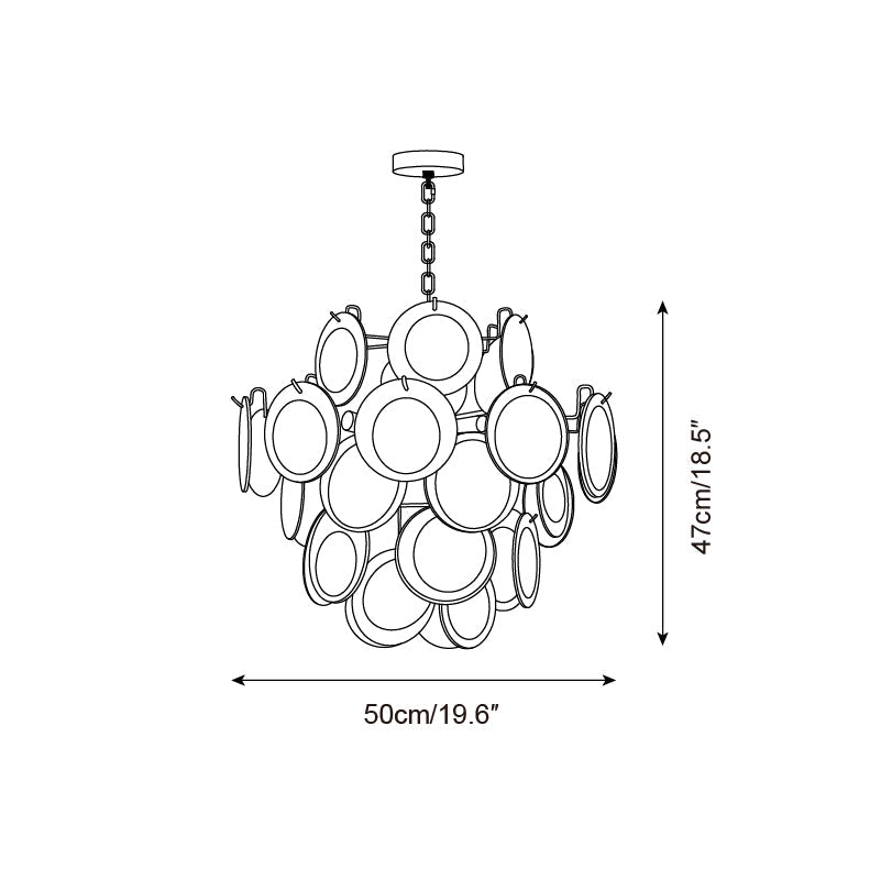 Rovigo Luxury Glass Sphere Chandelier - Neutralighting