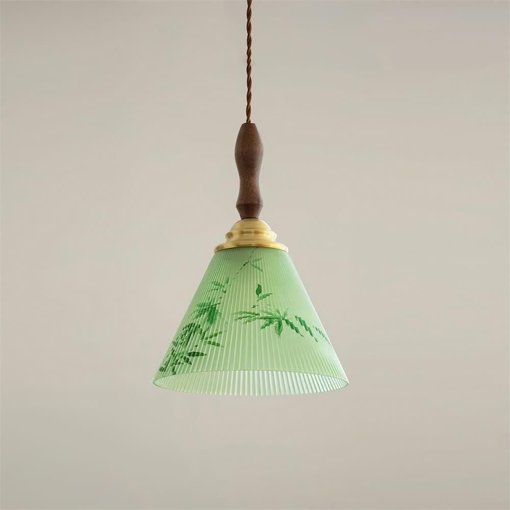 Royale Suspension Conique Botanique Verre - Neutralighting