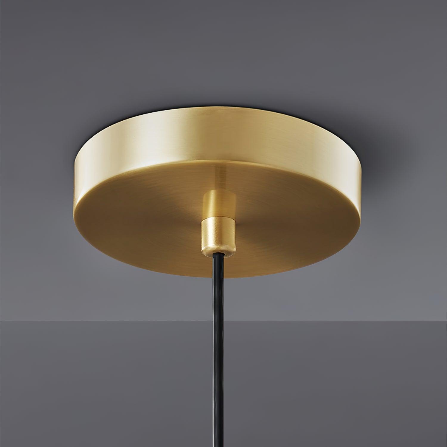 Rozeta Suspension en Laiton Plissé Moderne - Neutralighting