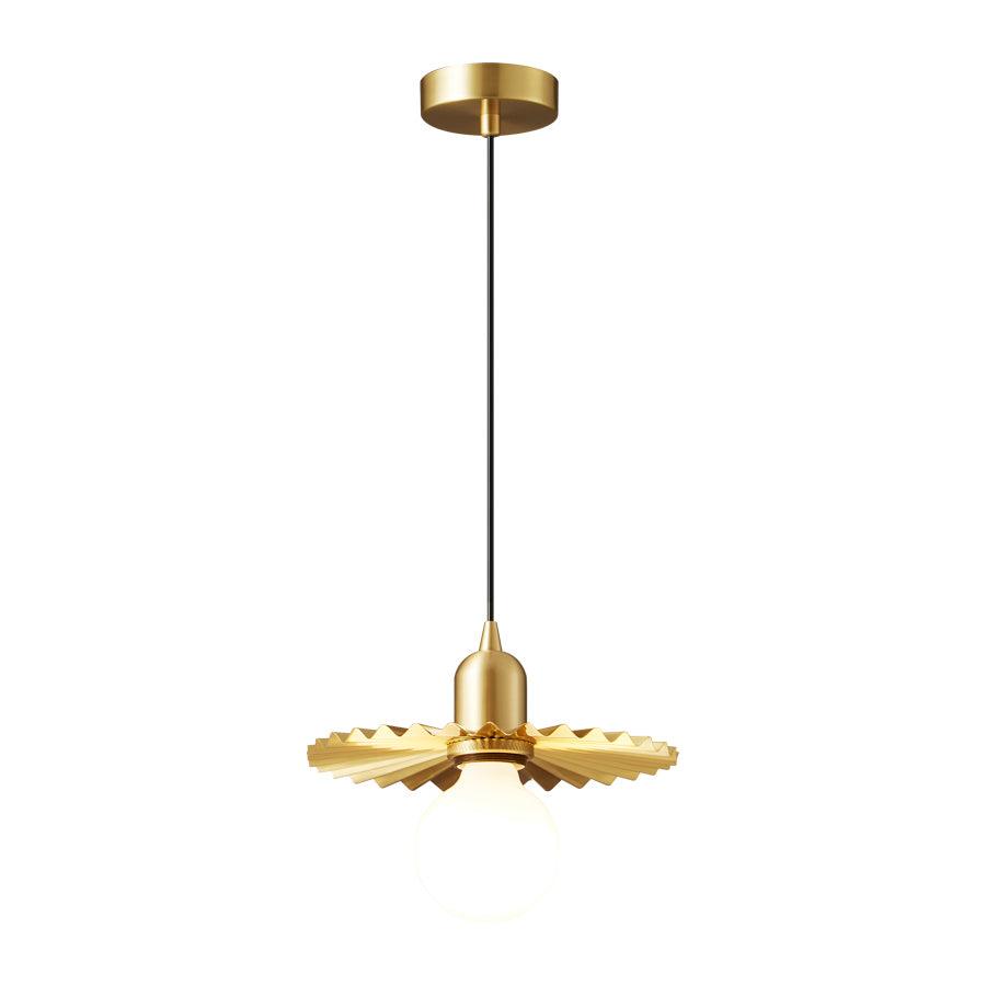 Rozeta Suspension en Laiton Plissé Moderne - Neutralighting