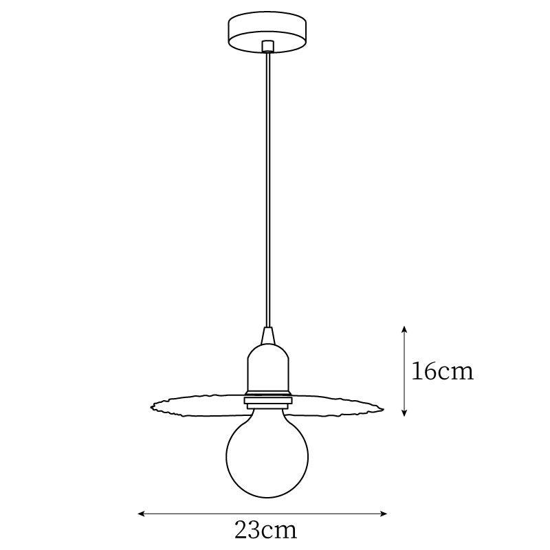 Rozeta Suspension en Laiton Plissé Moderne - Neutralighting