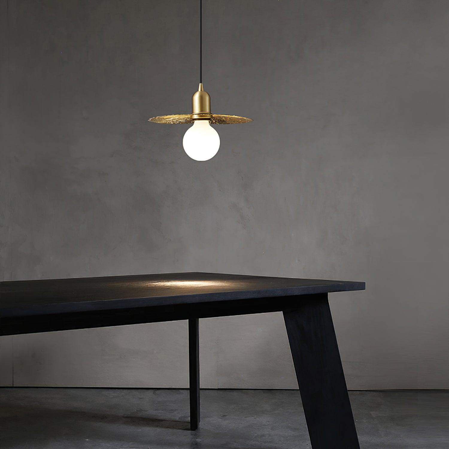 Rozeta Suspension en Laiton Plissé Moderne - Neutralighting