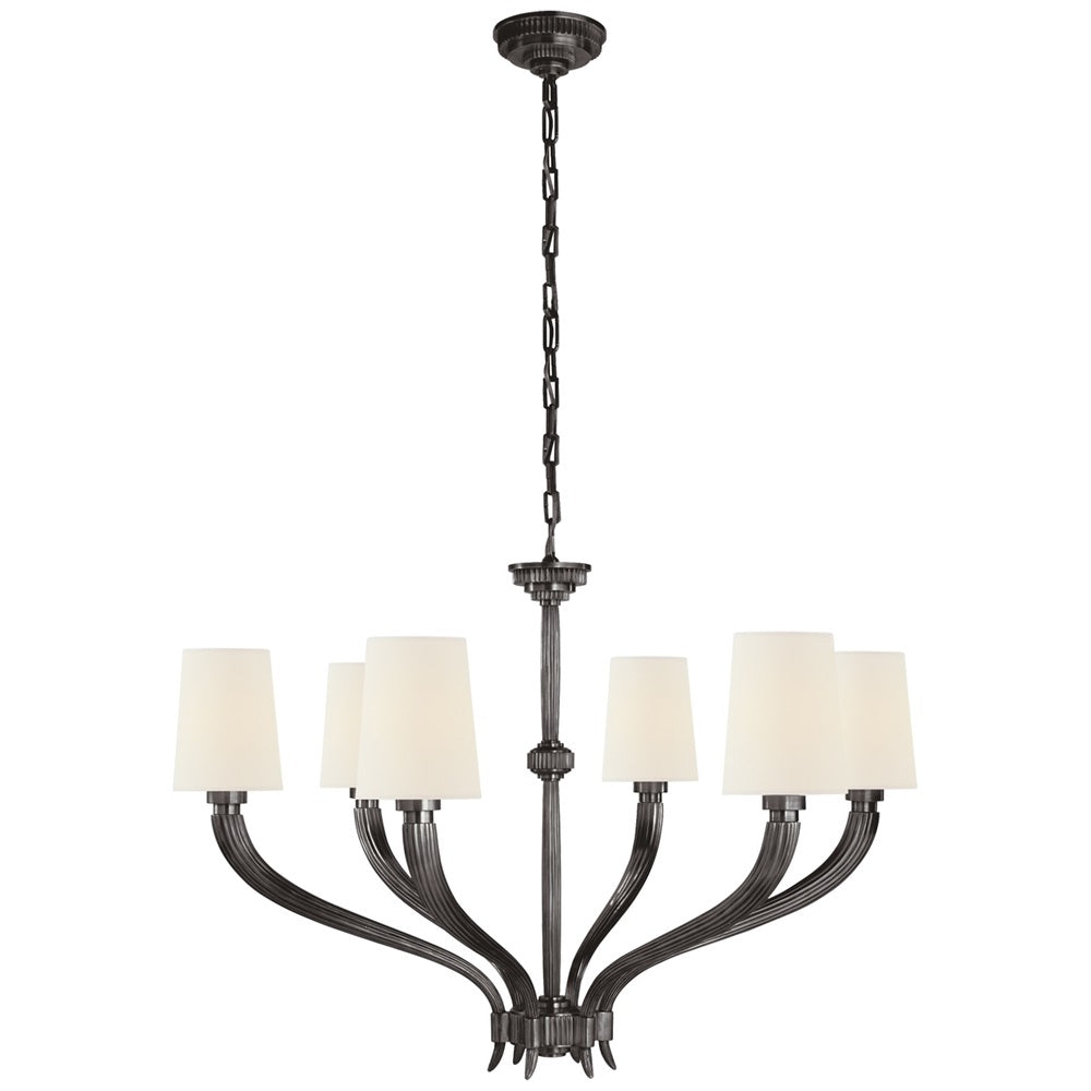 Olnoran Lustre Industriel Vintage Canne de Rivière Tissu - Neutralighting