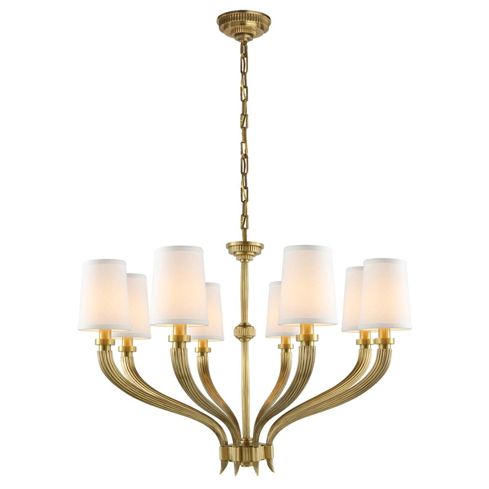 Olnoran Lustre Industriel Vintage Canne de Rivière Tissu - Neutralighting
