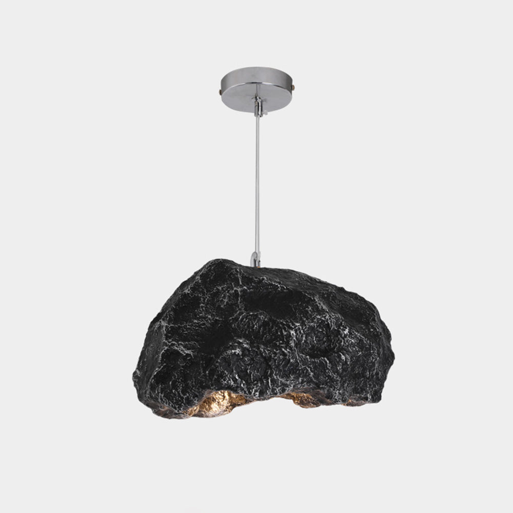 Avi Suspension Irrégulier Naturelle, Résine/Acrylique, Gris/Noir, Chambre - Neutralighting