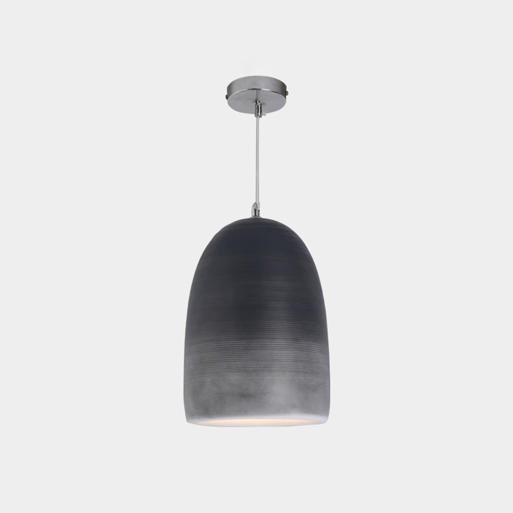 Arisha Suspension Pot Naturelle, Résine/Acrylique, Bleu/Noir/Gris, Chambre - Neutralighting