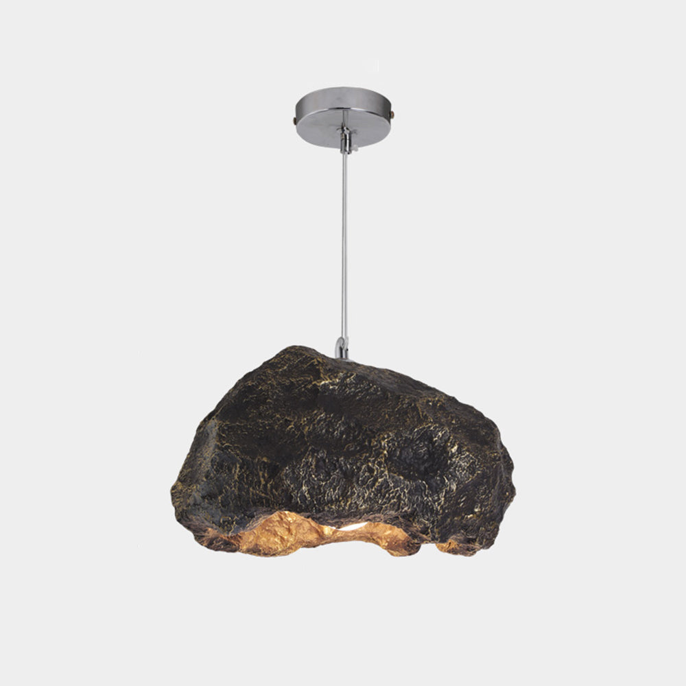 Avi Suspension Irrégulier Naturelle, Résine/Acrylique, Gris/Noir, Chambre - Neutralighting