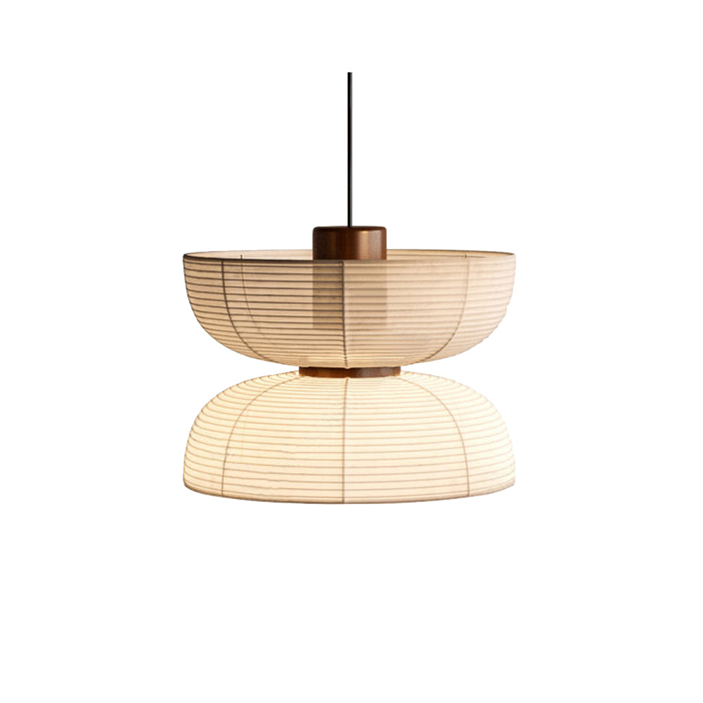 Ritta Suspension Bol Moderne, Metal/Tissu, Beige, Salon - Neutralighting