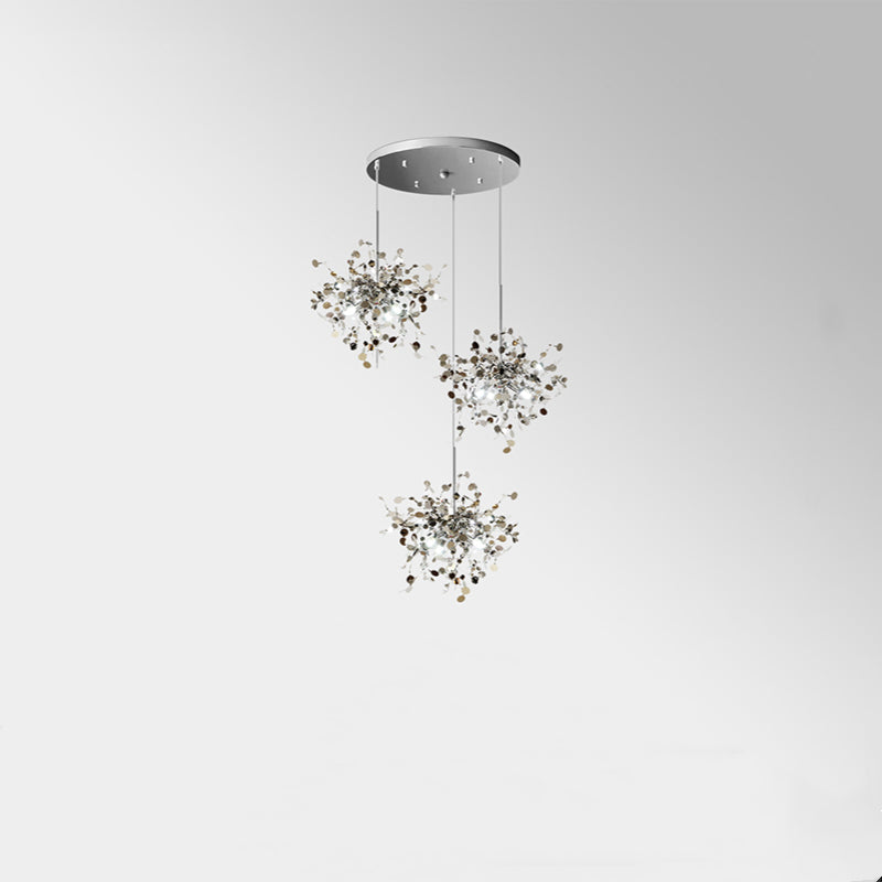 Ovela Suspension Divergence Inhabituelle. Acier Inoxydable. Or/Argent. Salle à Manger/Salon - Neutralighting