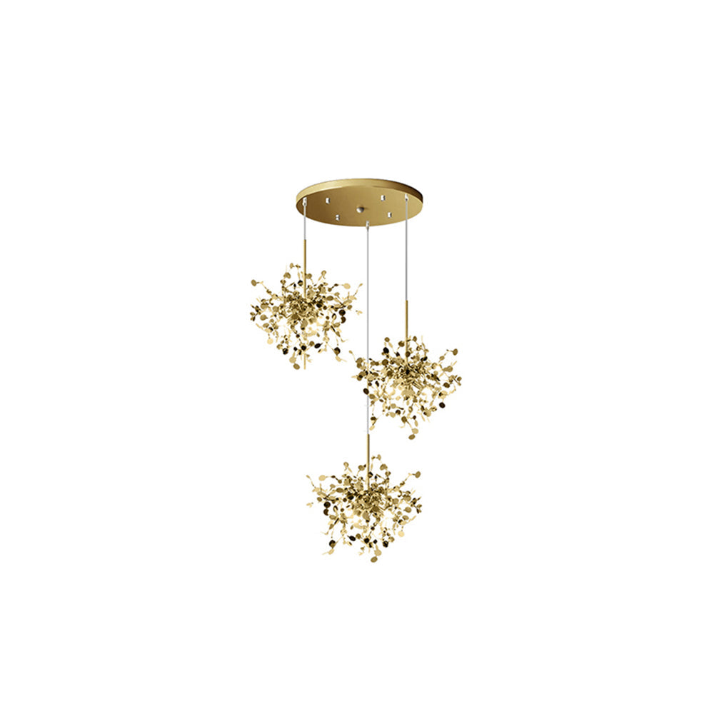 Ovela Suspension Divergence Inhabituelle. Acier Inoxydable. Or/Argent. Salle à Manger/Salon - Neutralighting
